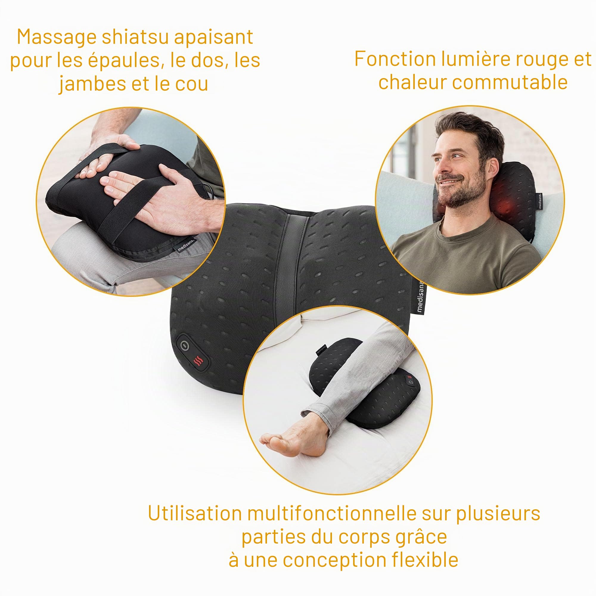 medisana-cl-300-coussin-de-massage-shiatsu-chauffant-avec-4-t-tes-rotatives-pour image 5
