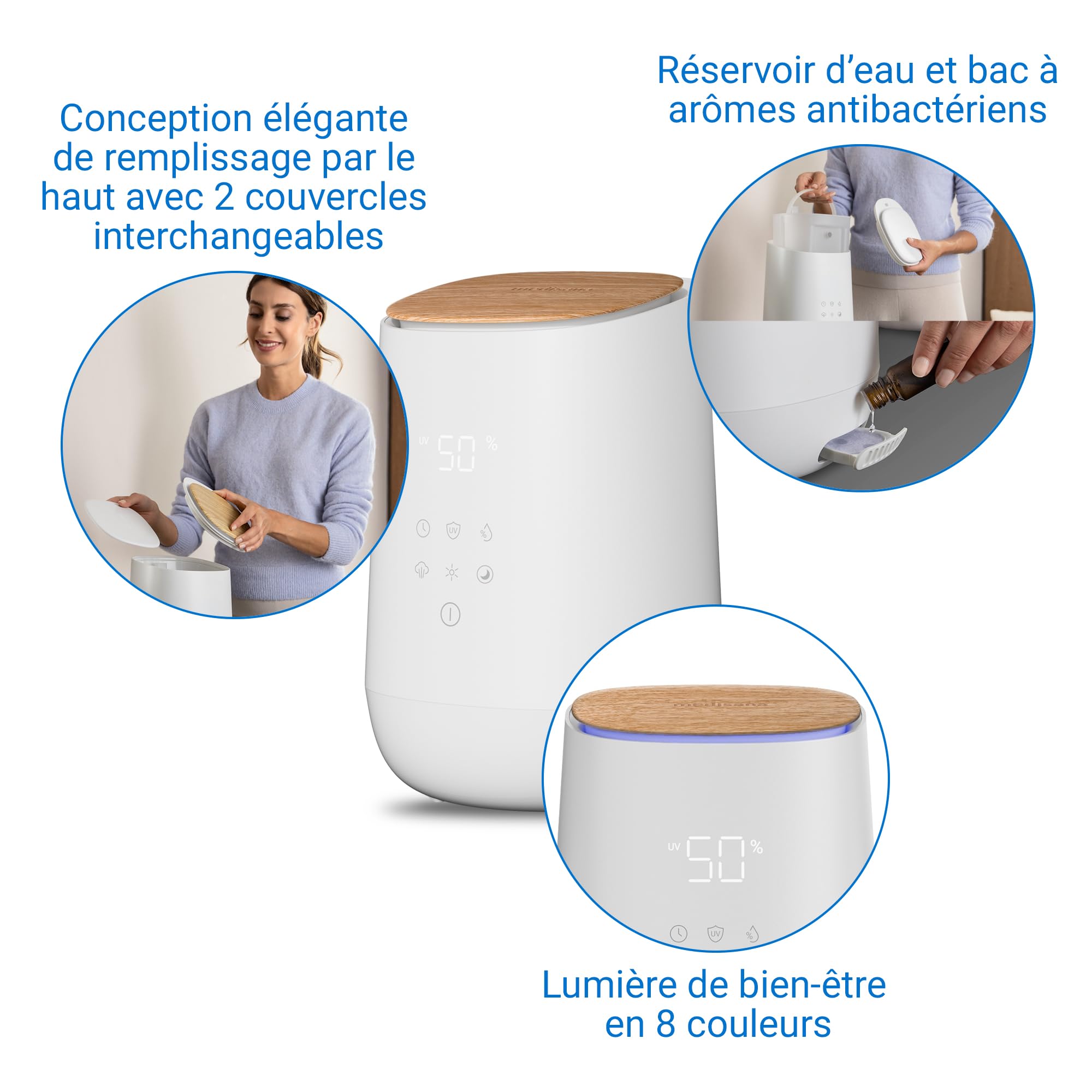 medisana-ah-680-humidificateur-d-air-ultrasons-avec-minuterie-mode-sommeil-lumi- image 4
