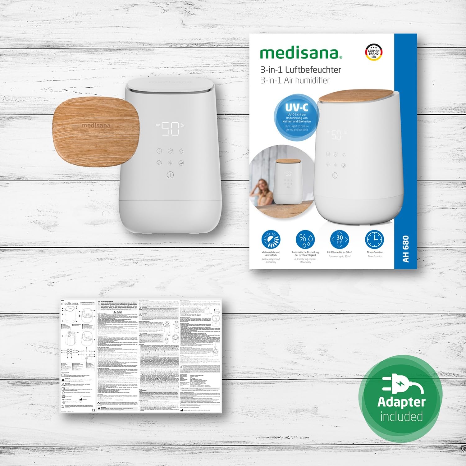 medisana-ah-680-humidificateur-d-air-ultrasons-avec-minuterie-mode-sommeil-lumi- image 6