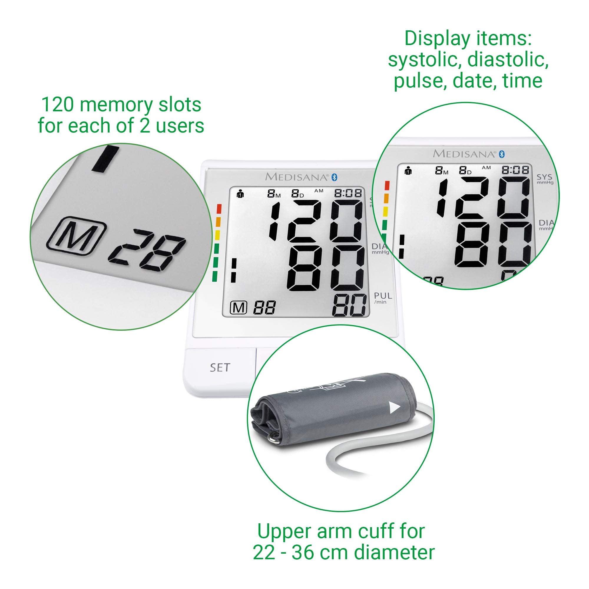 medisana-bu-530-connect-tensiom-tre-bras-avec-bluetooth-m-moire-2-120-mesures-et image 8