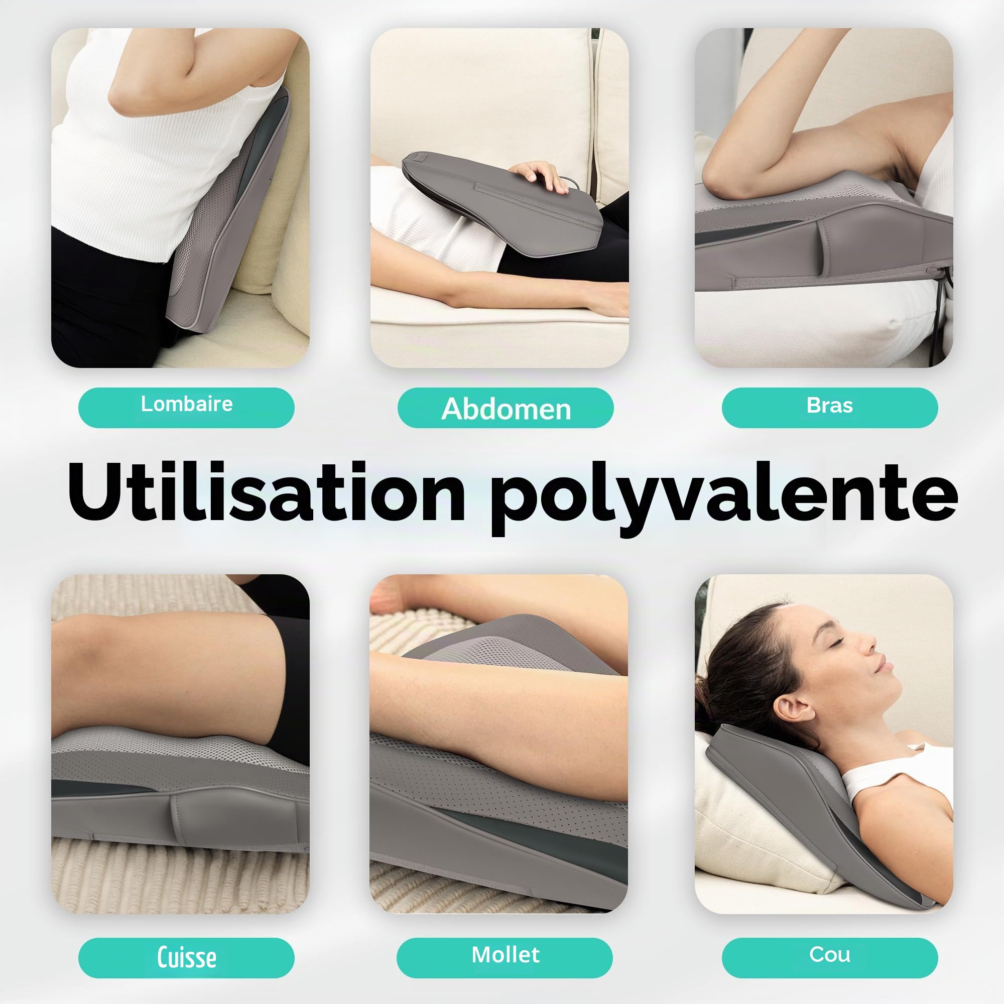 snailax-masseur-de-nuque-shiatsu-chauffant-avec-vibration-8-n-uds-2-moteurs-vibr image 5