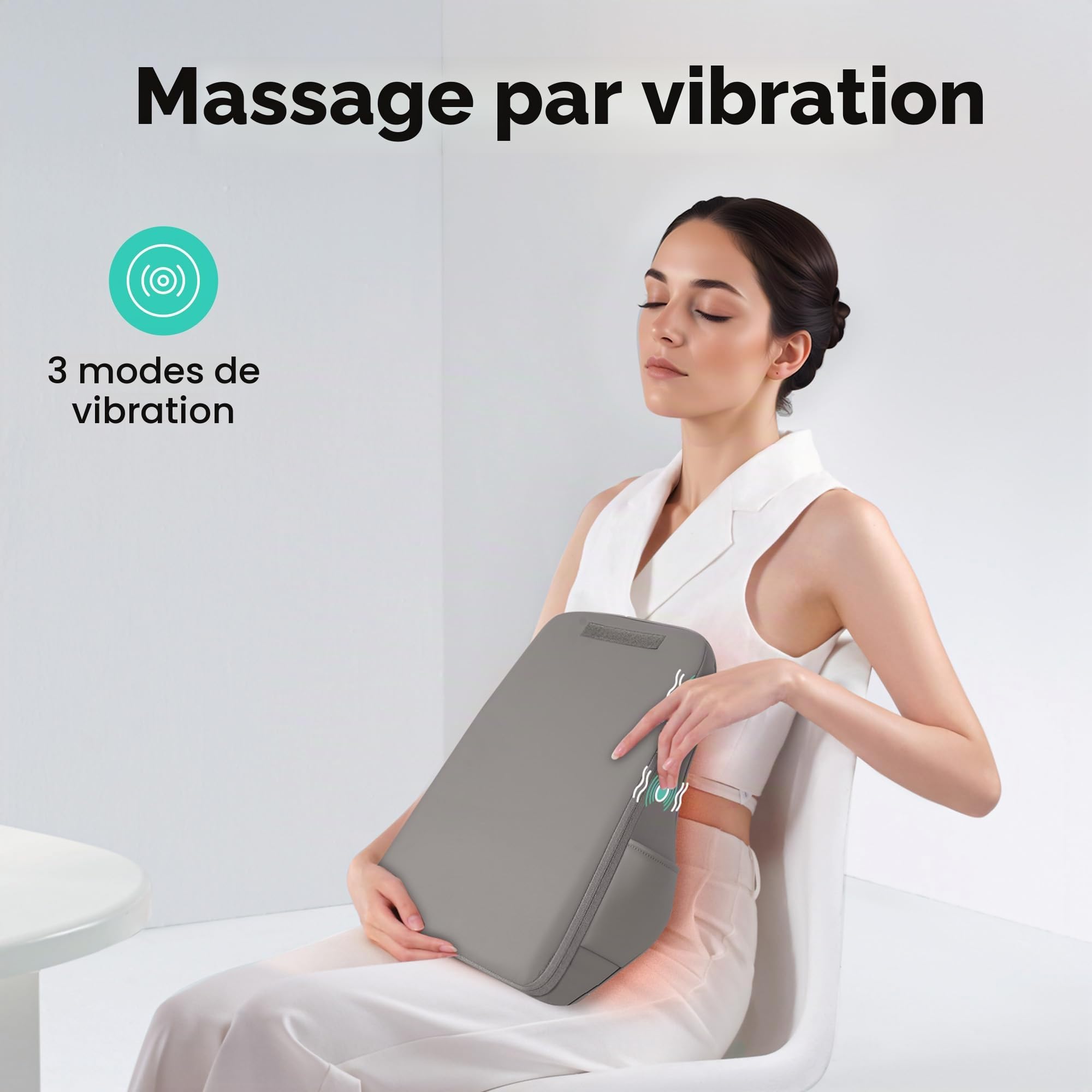 snailax-masseur-de-nuque-shiatsu-chauffant-avec-vibration-8-n-uds-2-moteurs-vibr image 7