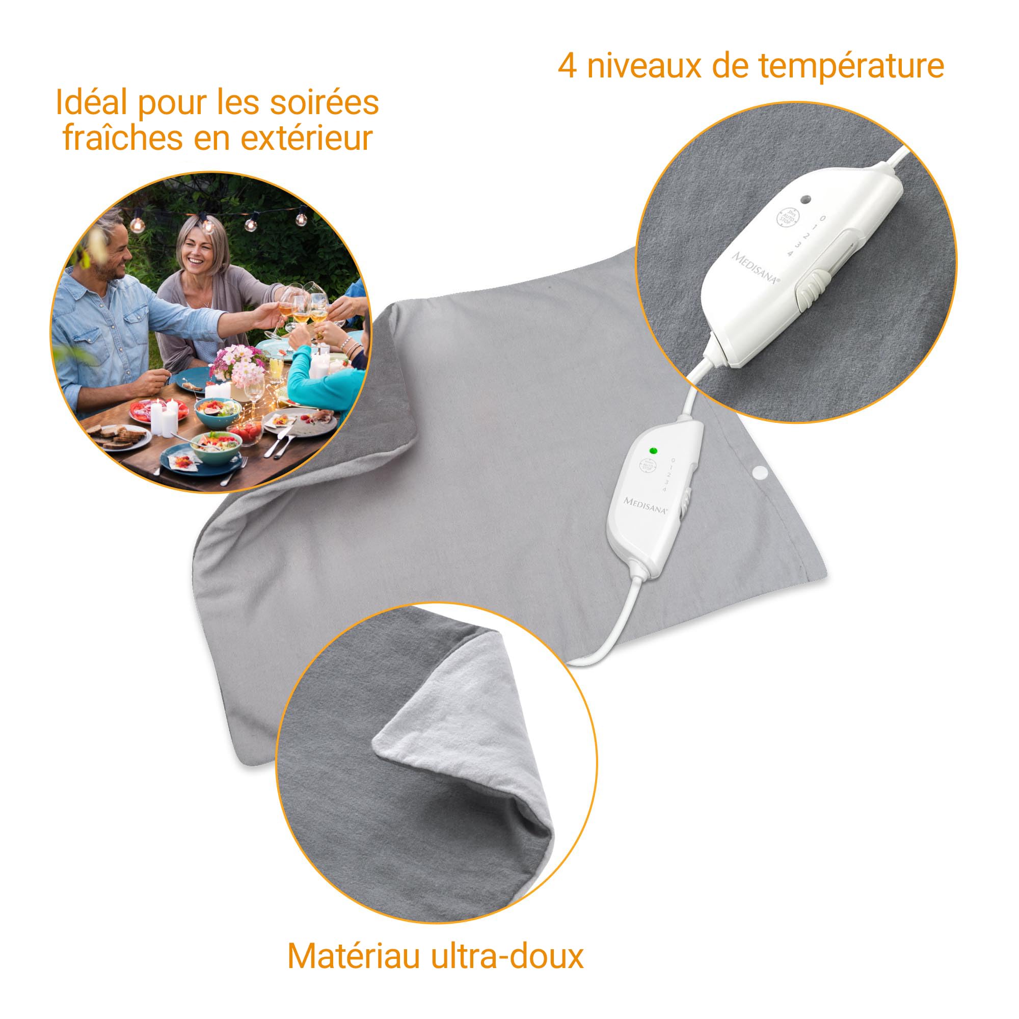 medisana-hp-605-coussin-chauffant-lectrique-30-x-40-cm-avec-4-niveaux-de-temp-ra image 4