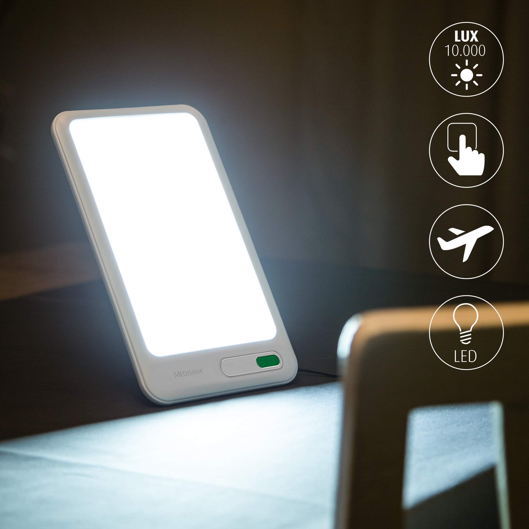 medisana-lt-460-lampe-de-luminoth-rapie-10-000-lux-led-2-niveaux-d-intensit-form image 7