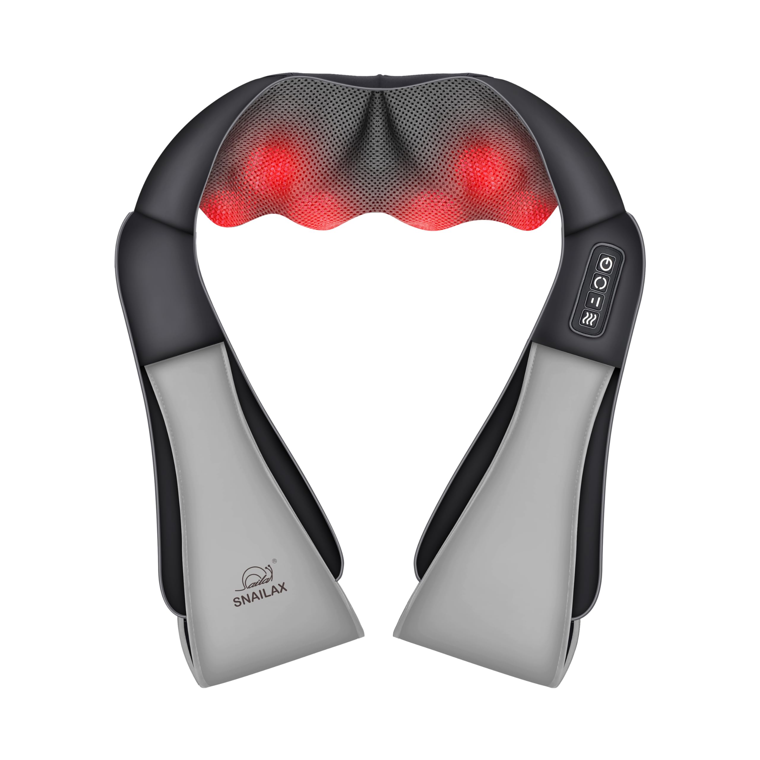 snailax-masseur-cervical-shiatsu-chauffant-3d-8-n-uds-rotatifs-pour-cou-paules-e image 1