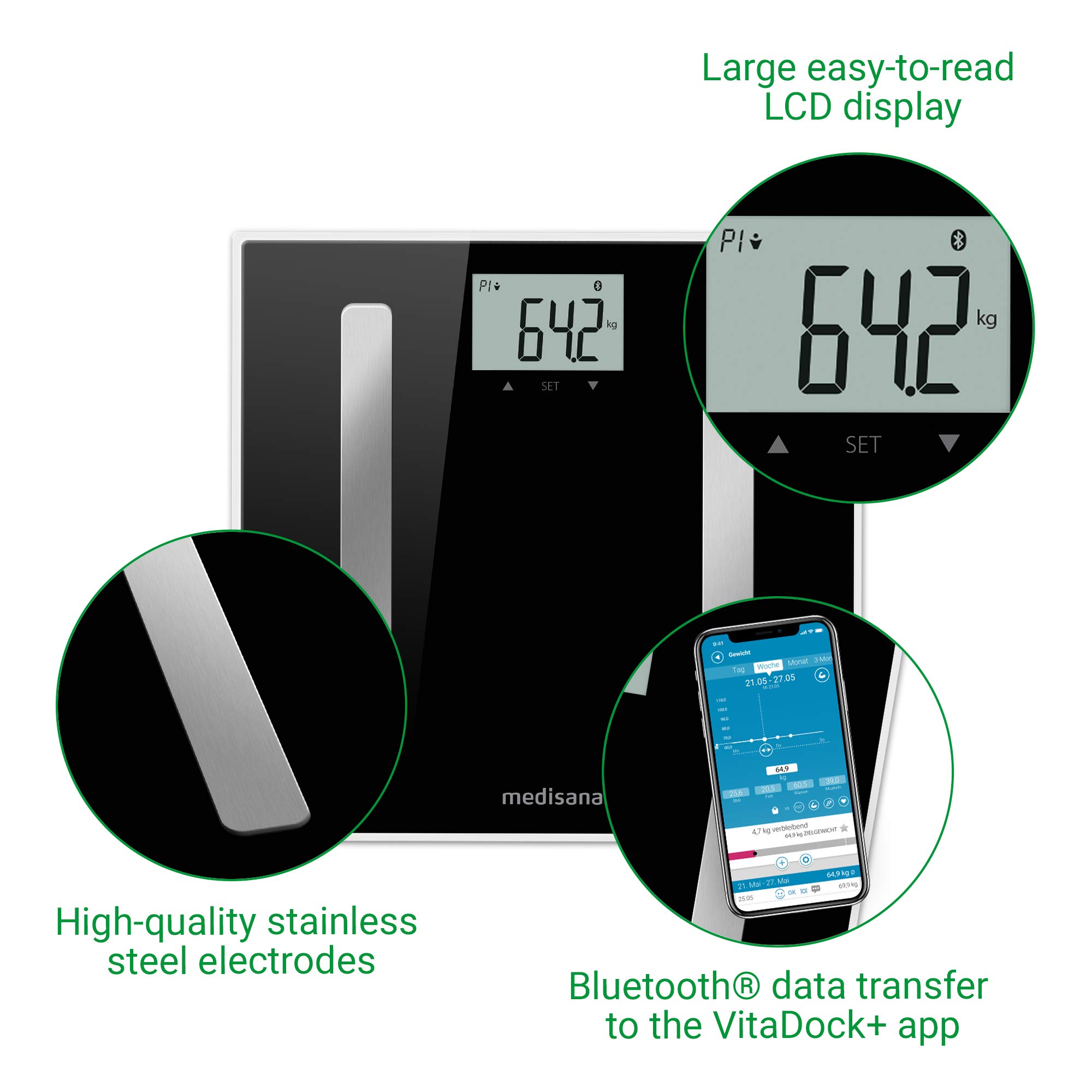medisana-bs-a45-balance-imp-dancem-tre-connect-e-bluetooth-jusqu-180-kg-avec-app image 5