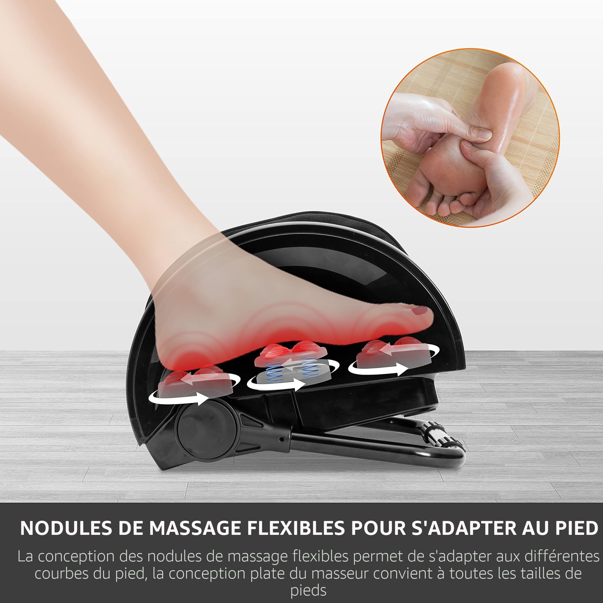 snailax-appareil-de-massage-des-pieds-avec-chaleur-shiatsu-18-n-uds-barre-r-glab image 3