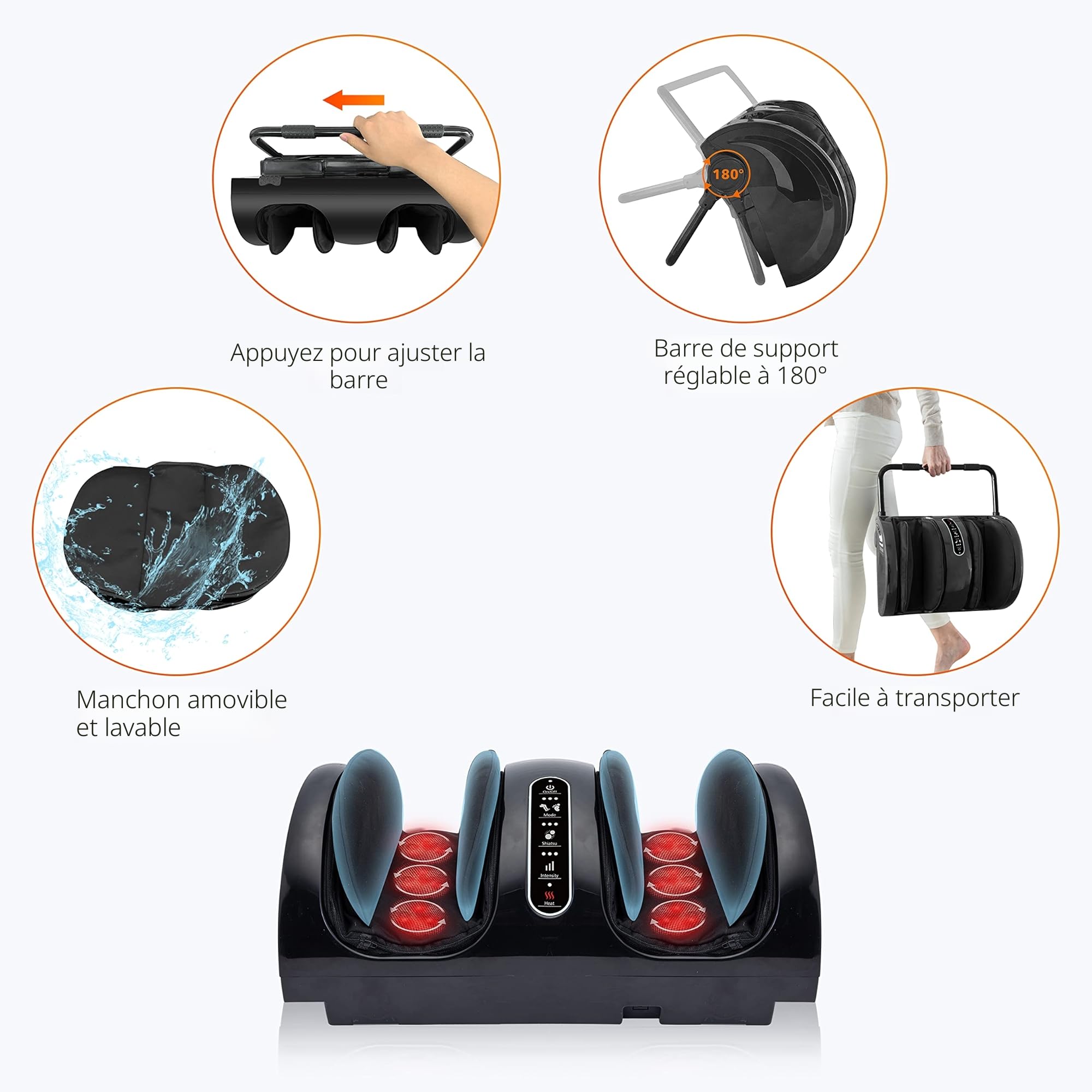 snailax-appareil-de-massage-des-pieds-avec-chaleur-shiatsu-18-n-uds-barre-r-glab image 6