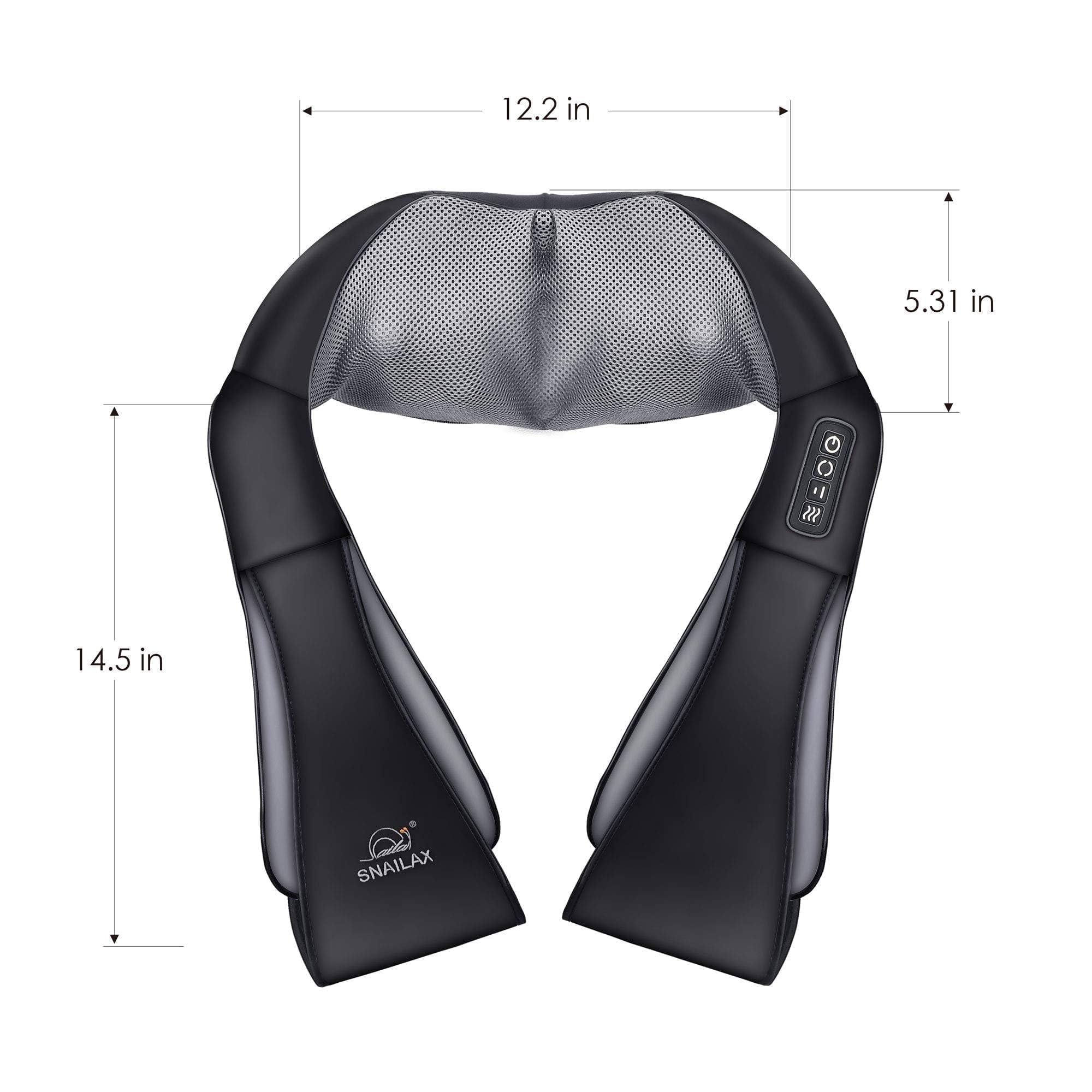 snailax-masseur-de-cou-sans-fil-oreiller-de-massage-shiatsu-rechargeable-avec-ch image 8