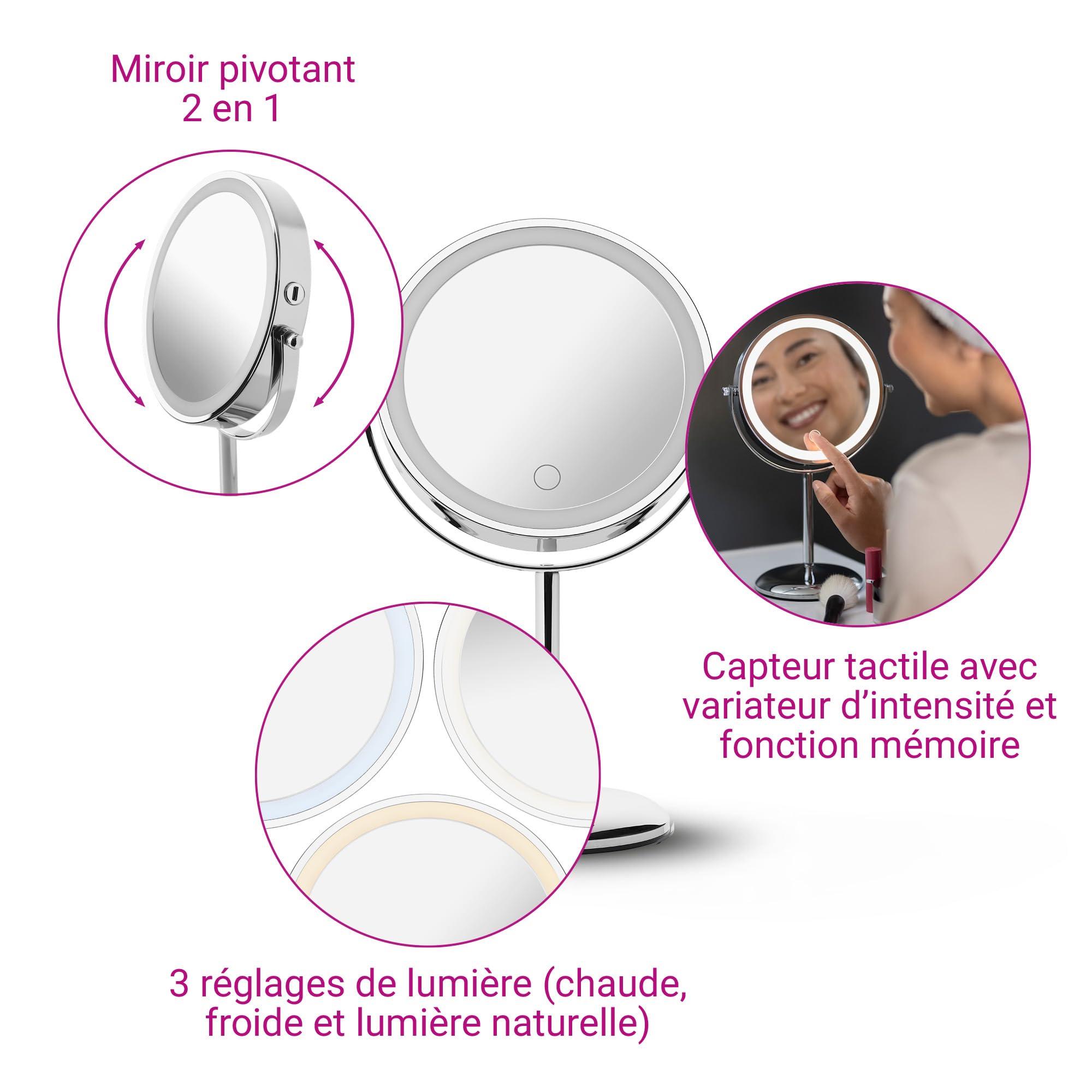 medisana-cm-844-miroir-cosm-tique-led-sans-fil-avec-batterie-rechargeable-2-surf image 4