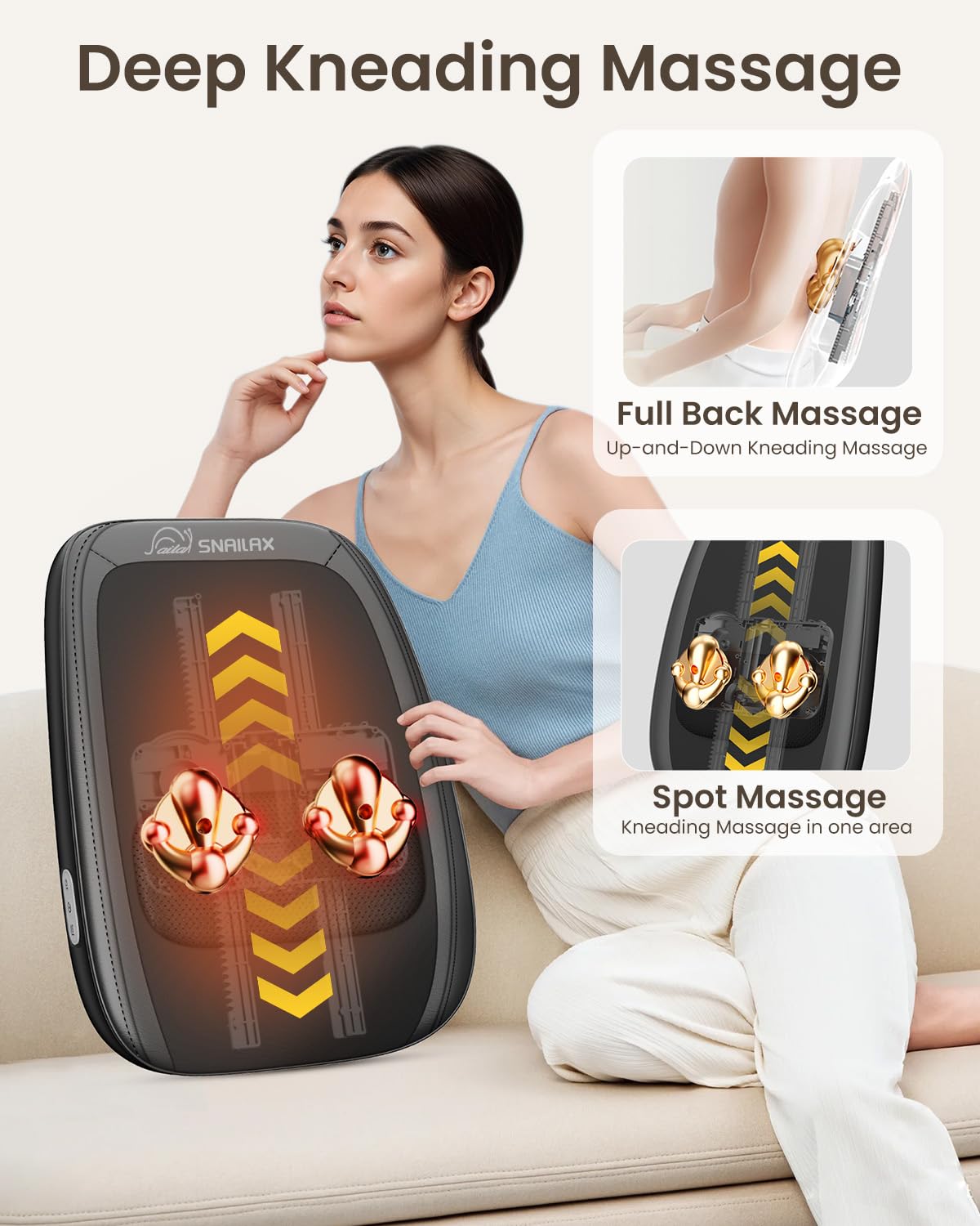 snailax-masseur-dorsal-shiatsu-avec-chaleur-coussin-de-massage-p-trissage-profon image 3