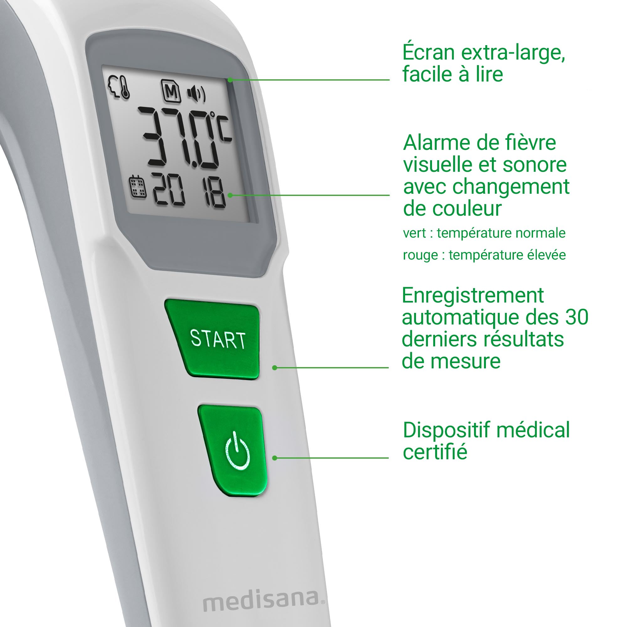 medisana-tm-762-thermom-tre-frontal-num-rique-sans-contact-avec-alarme-visuelle- image 5