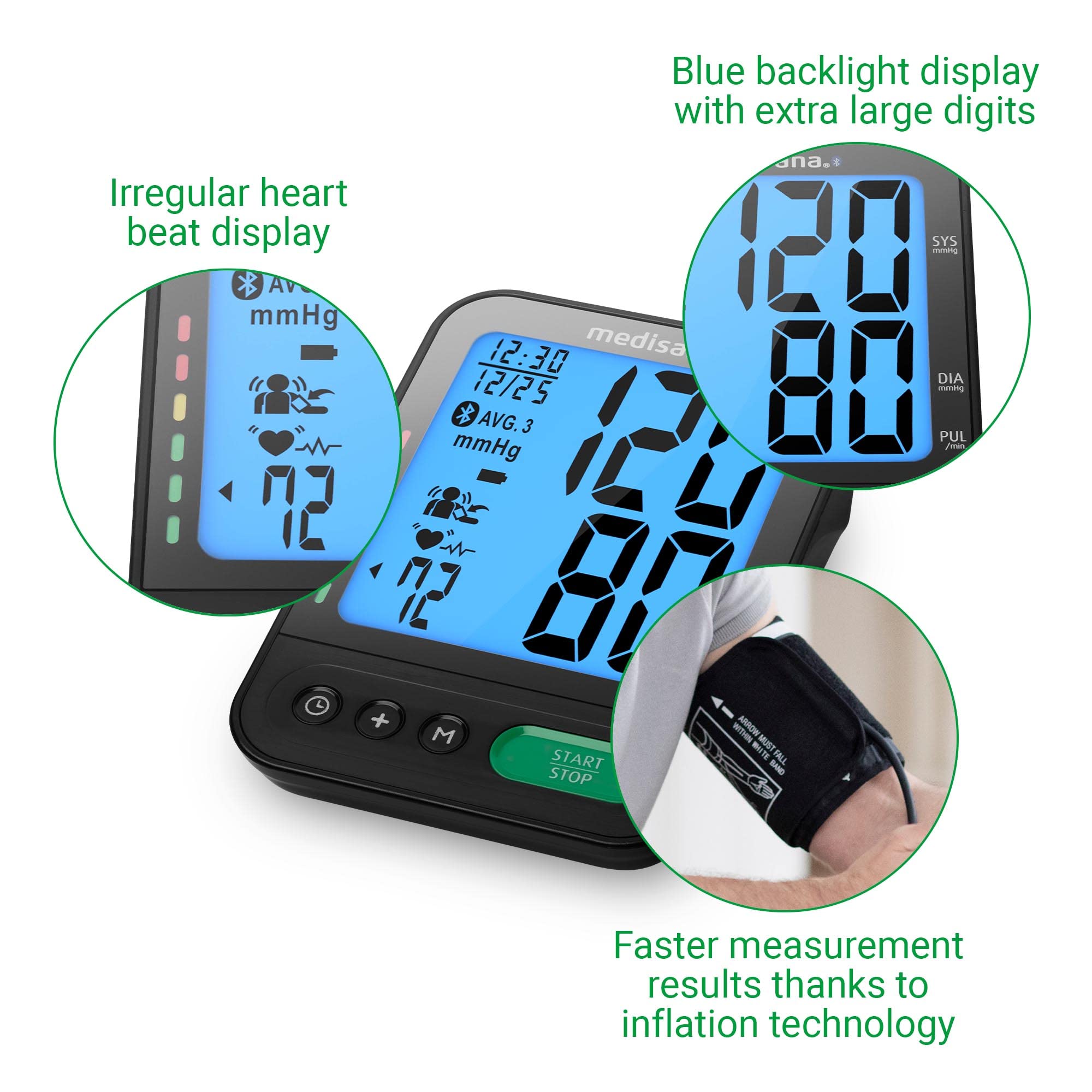 medisana-bu-580-connect-tensiom-tre-bras-mesure-tension-et-pouls-app-bluetooth-v image 6