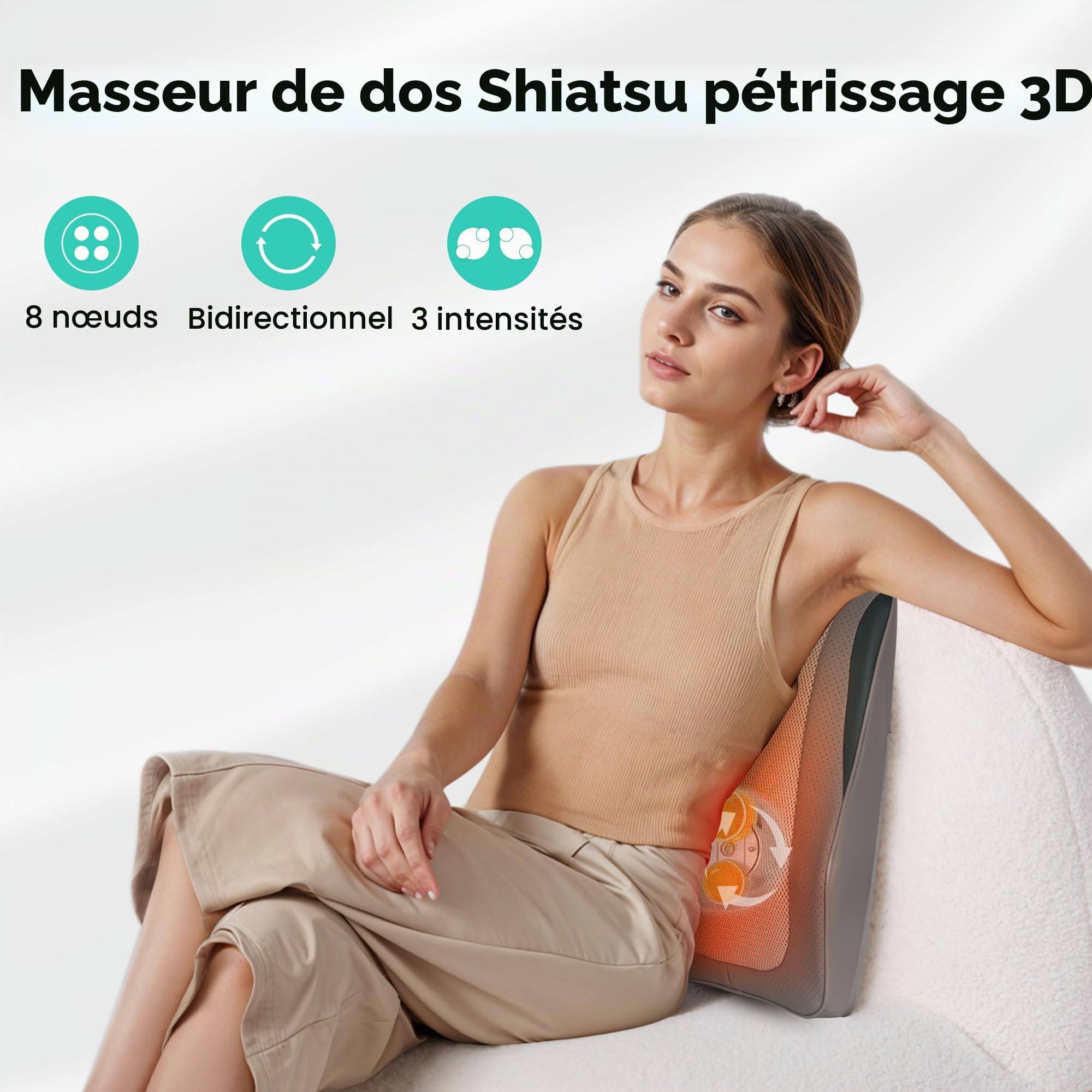 snailax-masseur-de-nuque-shiatsu-chauffant-avec-vibration-8-n-uds-2-moteurs-vibr image 3