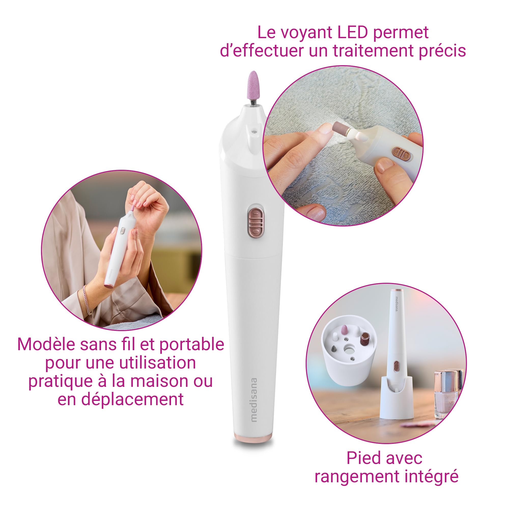 medisana-mp-900-kit-manucure-et-p-dicure-lectrique-avec-lumi-re-led-et-5-embouts image 4