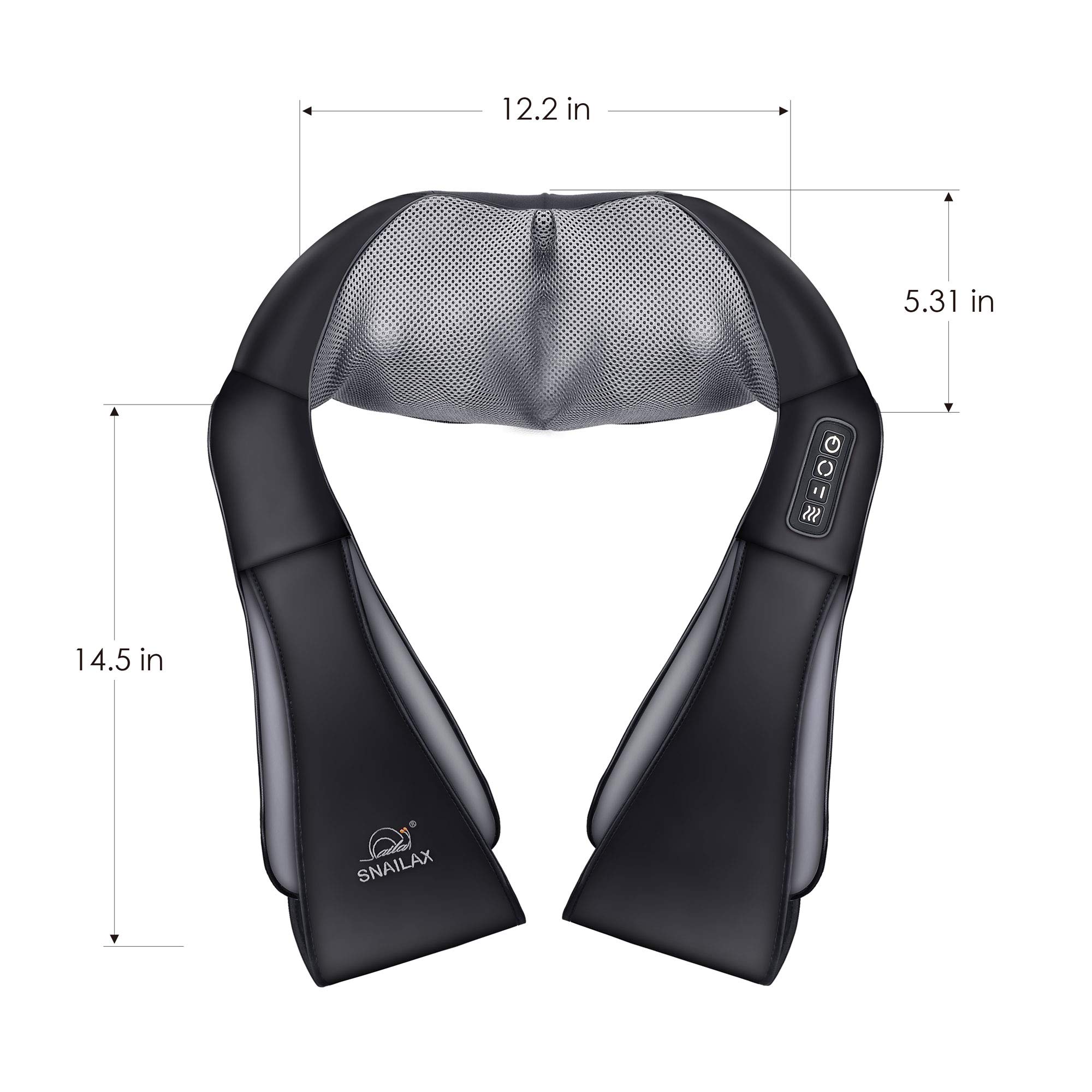 snailax-masseur-de-cou-sans-fil-chauffant-shiatsu-4d-8-n-uds-batterie-rechargeab image 8
