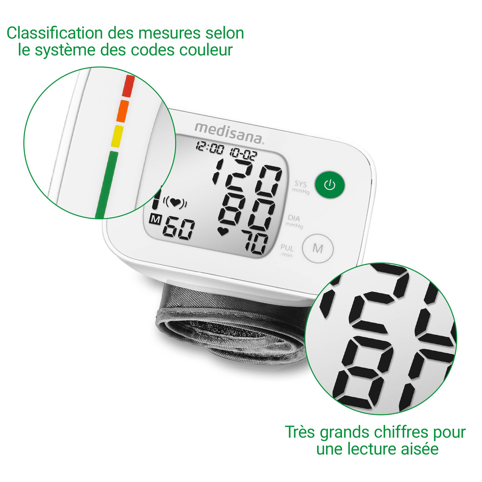 medisana-bw-335-tensiom-tre-au-poignet-avec-mesure-de-la-tension-et-du-pouls-m-m image 4