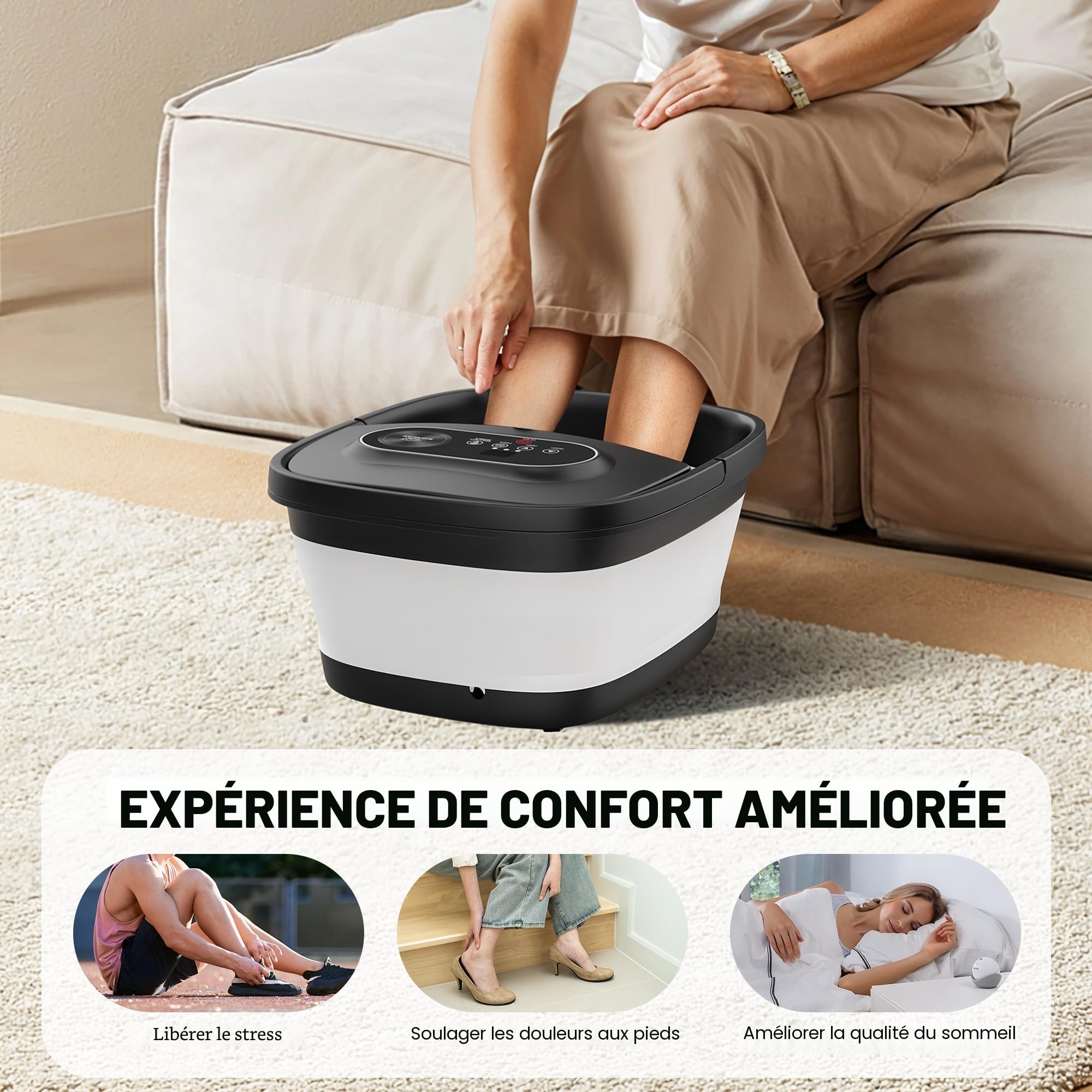 snailax-bain-de-pieds-pliable-avec-chauffage-massage-shiatsu-bulles-et-lumi-re-r image 6