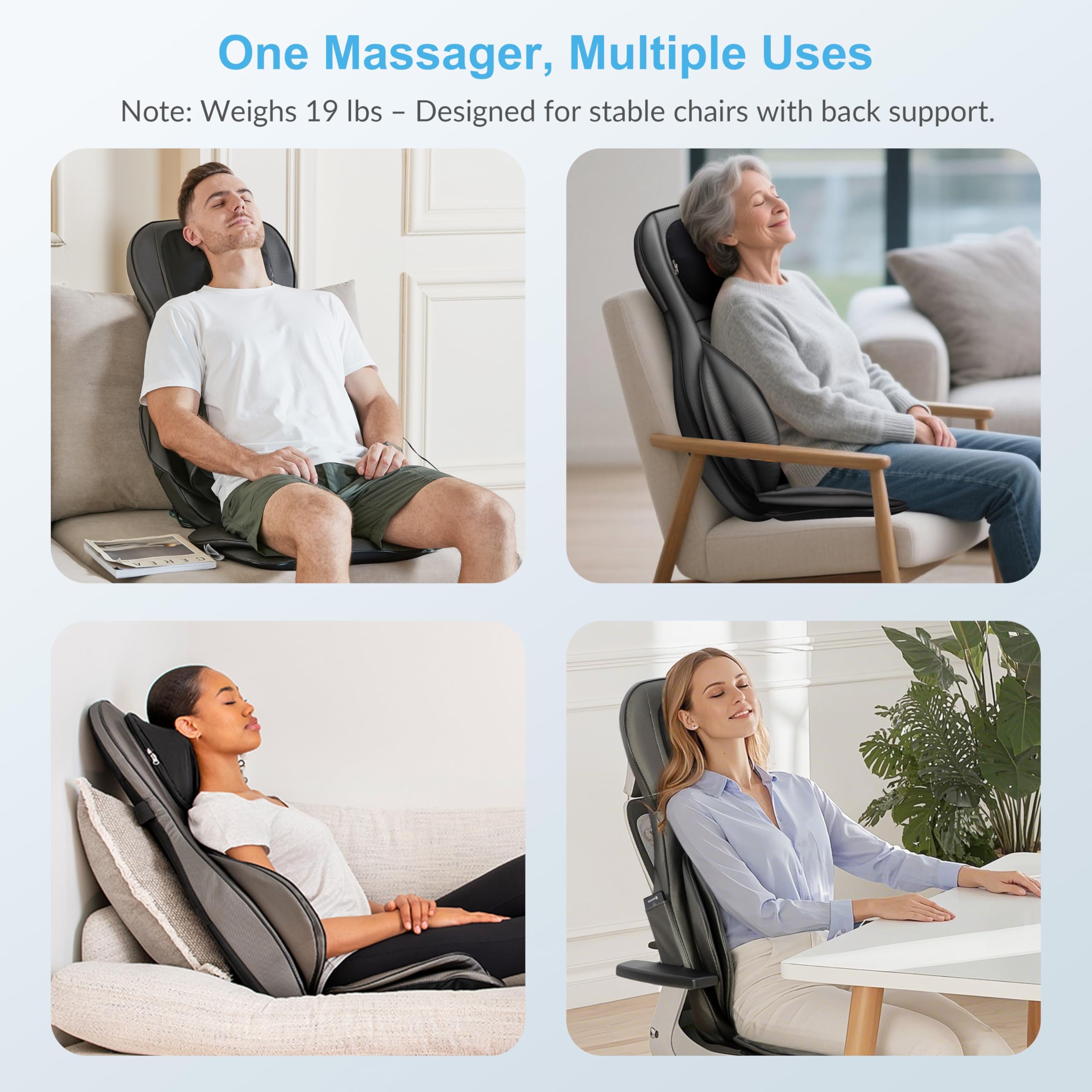 comfier-si-ge-massant-shiatsu-2d-3d-pour-dos-cou-avec-chaleur-et-compression-r-g image 8