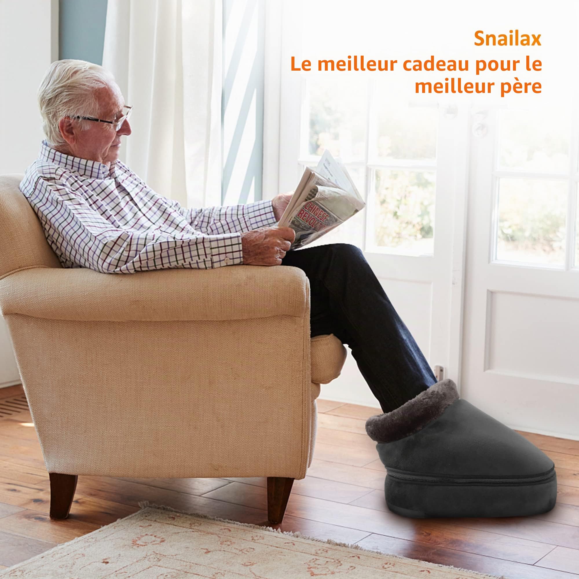 snailax-3-en-1-masseur-de-pieds-chauffant-et-vibrant-r-chauffe-pieds-avec-coussi image 2