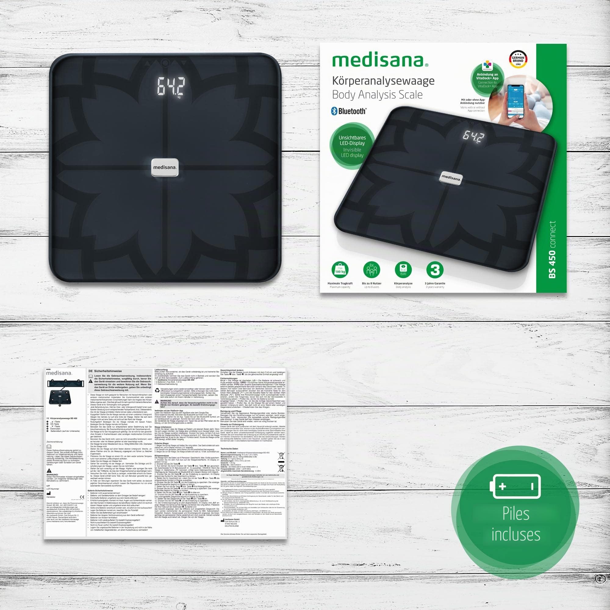 medisana-bs-450-connect-balance-d-analyse-corporelle-num-rique-bluetooth-jusqu-1 image 6