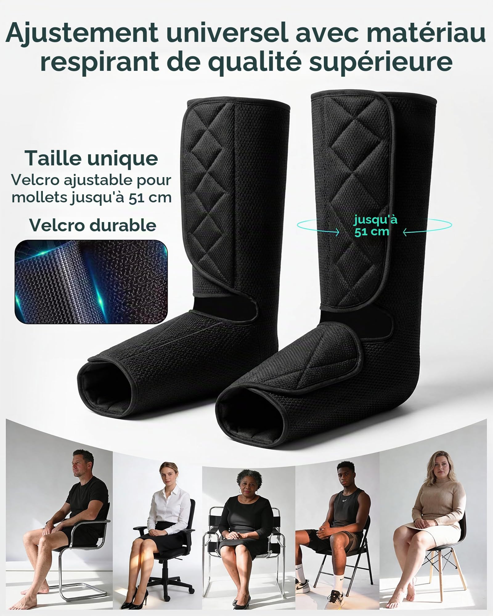 snailax-appareil-de-massage-pour-jambes-avec-chaleur-et-compression-d-air-3-mode image 5
