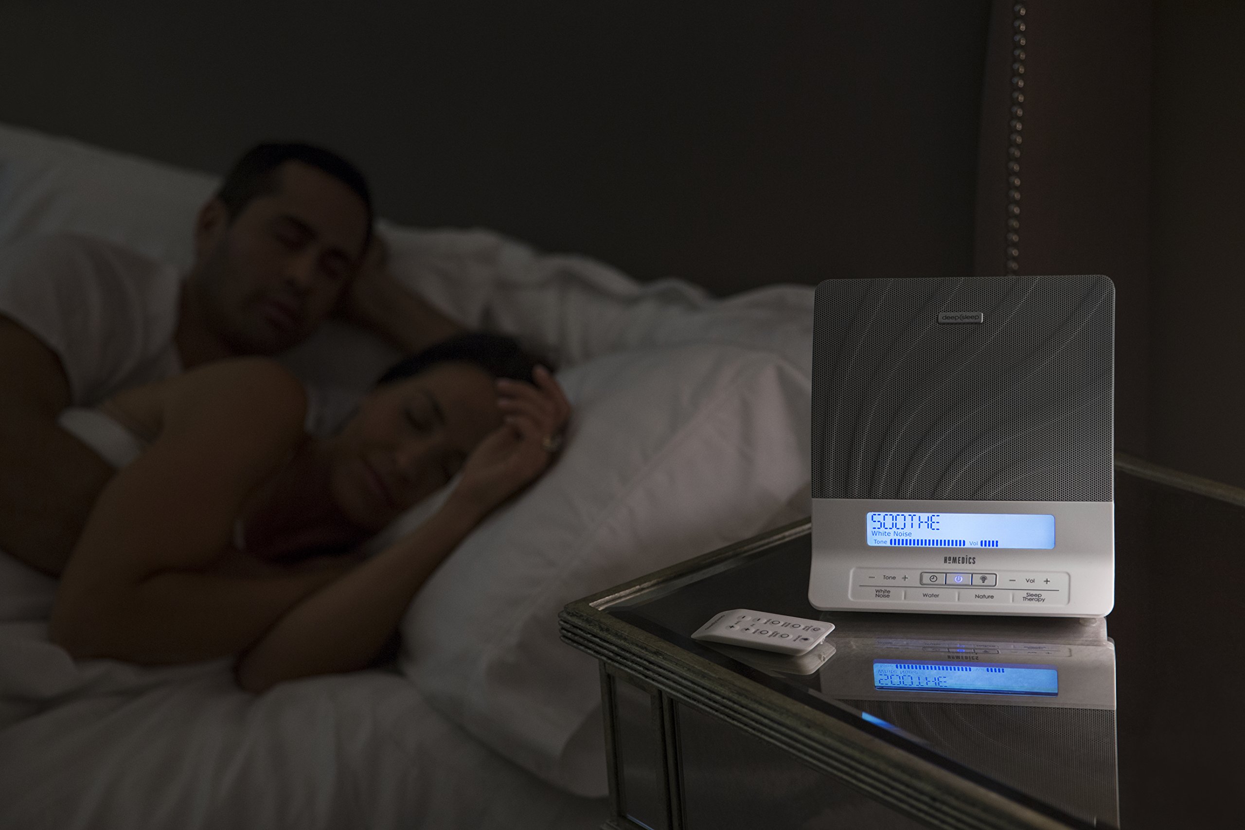 homedics-aide-l-endormissement-deep-sleep-avec-8-sons-naturels-et-4-bruits-blanc image 4
