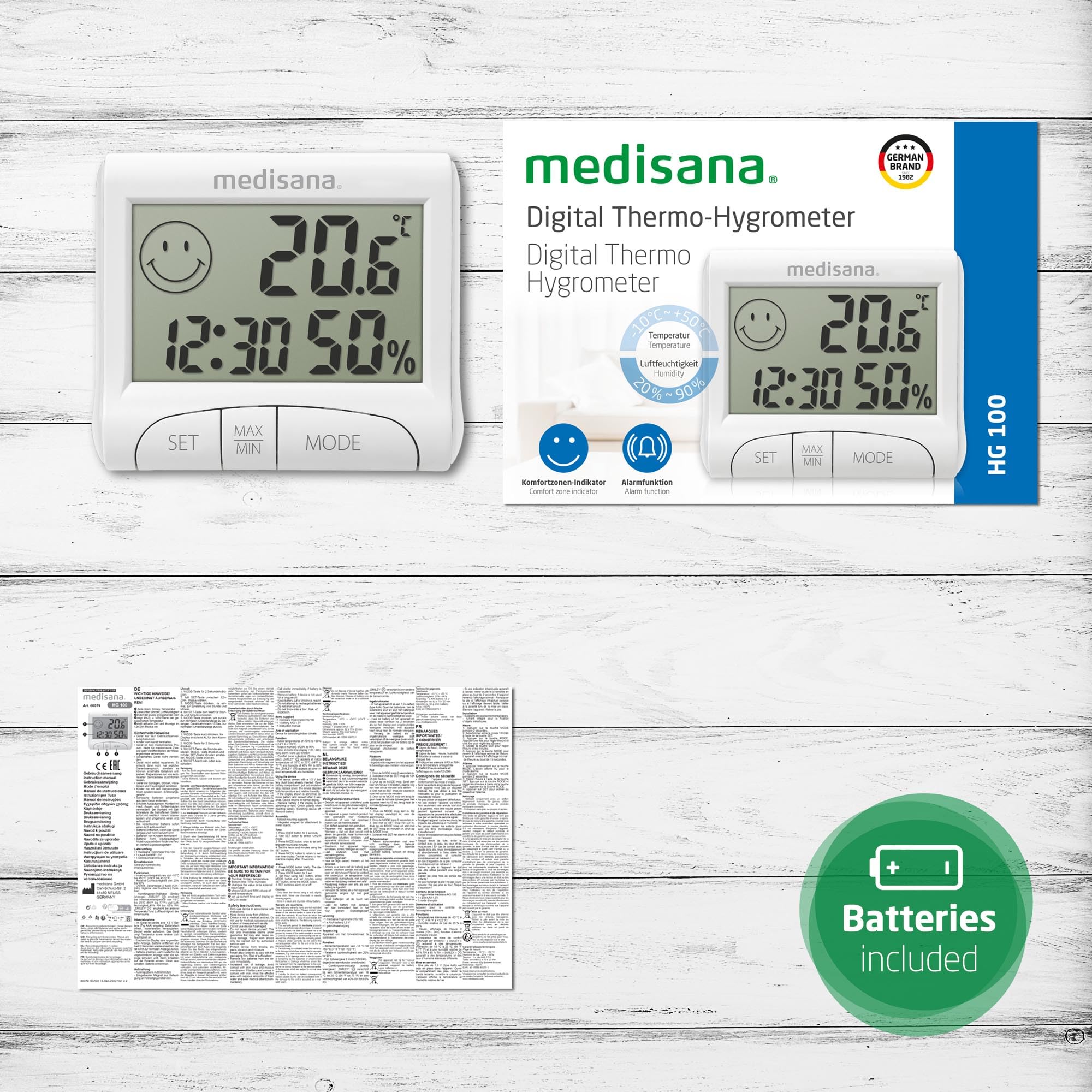 medisana-hg-100-thermo-hygrom-tre-num-rique-int-rieur-avec-affichage-de-l-heure- image 6