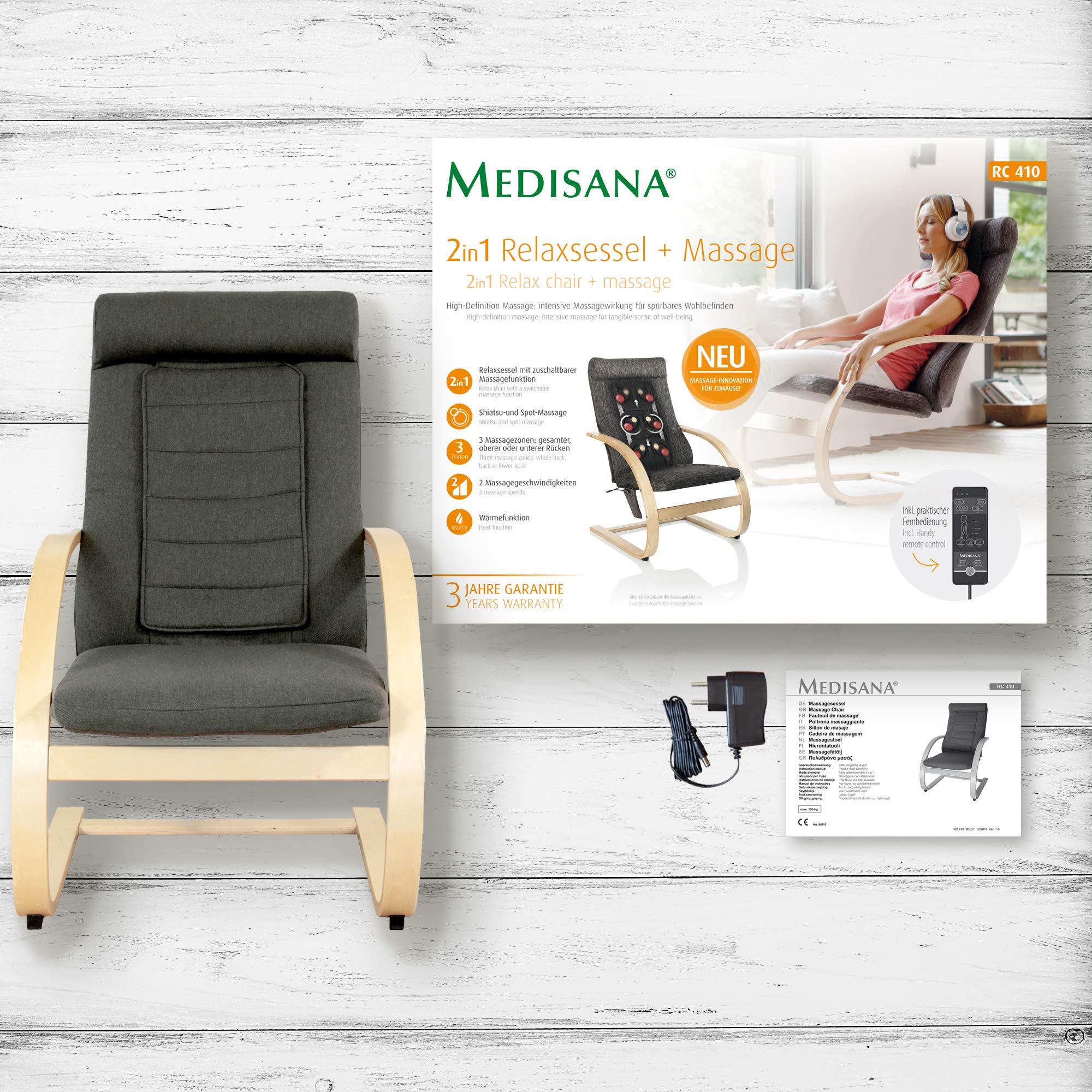 medisana-rc-410-fauteuil-relax-pivotant-avec-massage-shiatsu-massage-par-points- image 8