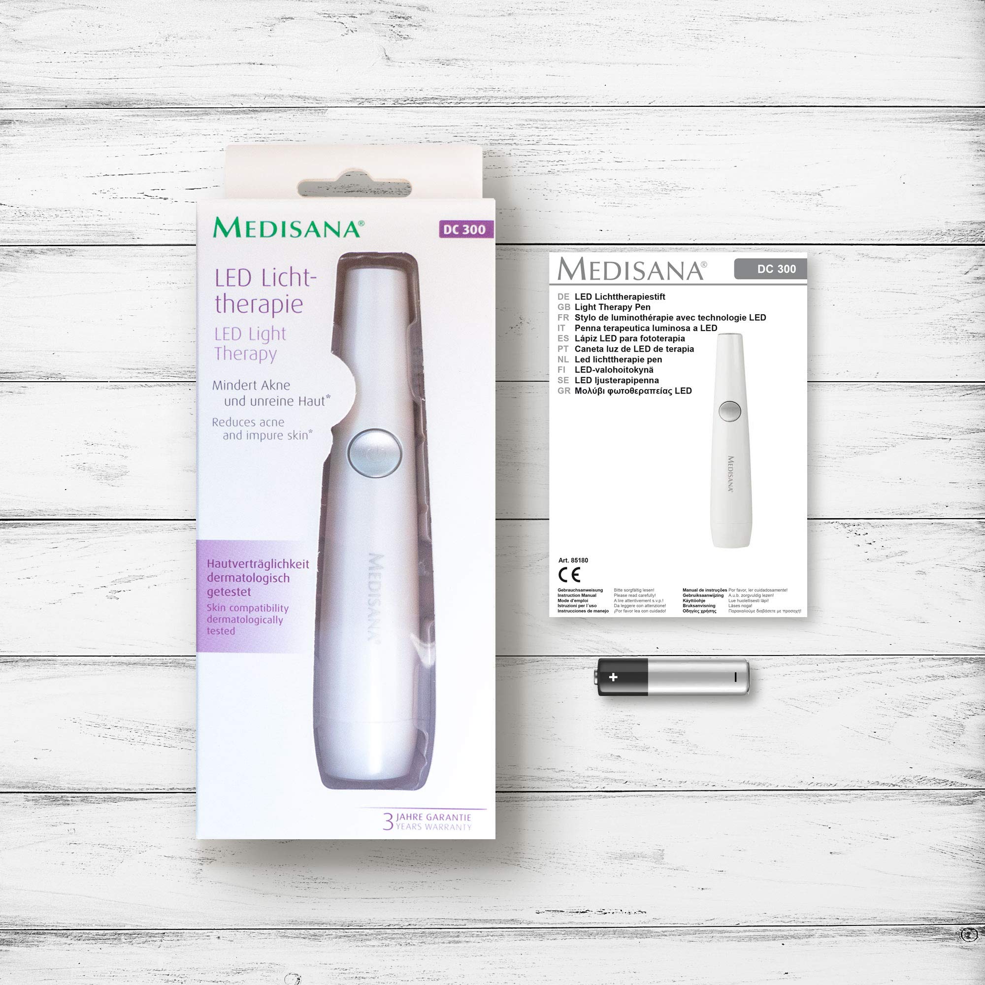 medisana-dc-300-stylo-anti-acn-luminoth-rapie-led-rouge-et-bleue-pour-traiter-bo image 8