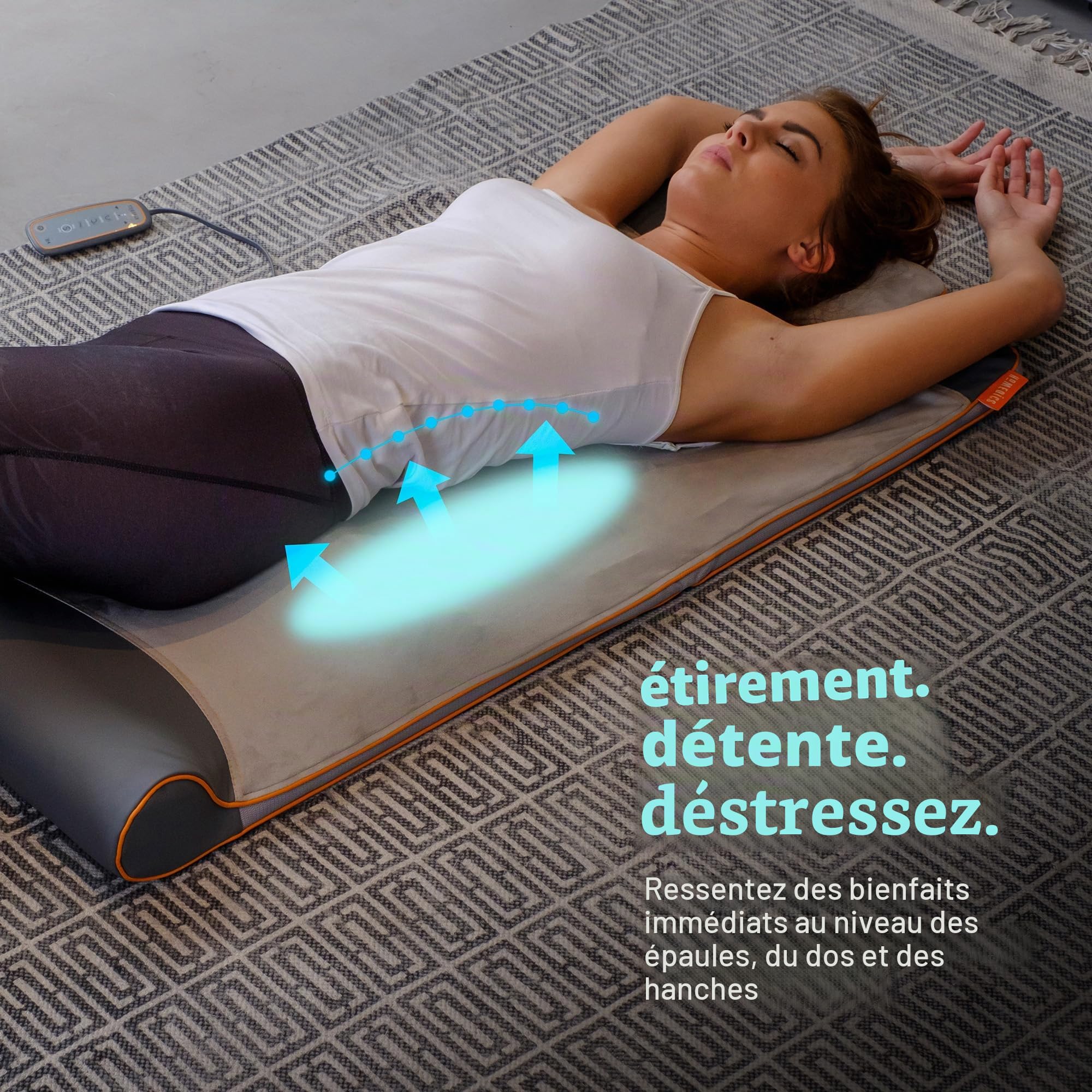 homedics-stretch-tapis-d-tirement-assist-avec-4-traitements-pr-programm-s-et-t-l image 3