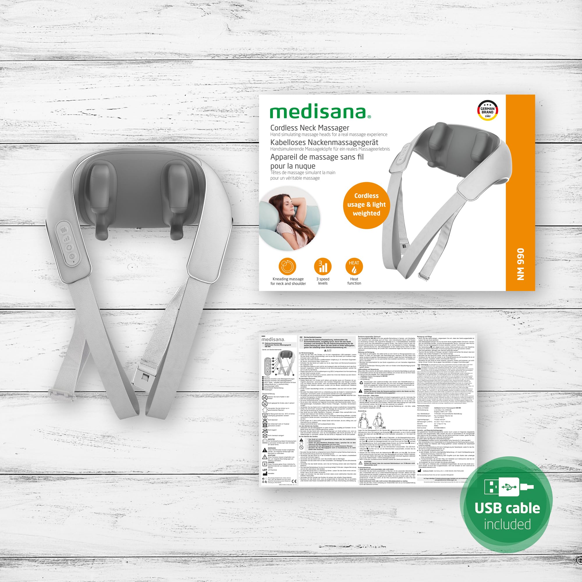 medisana-nm-990-masseur-de-nuque-sans-fil-4-t-tes-de-massage-shiatsu-fonction-ch image 6