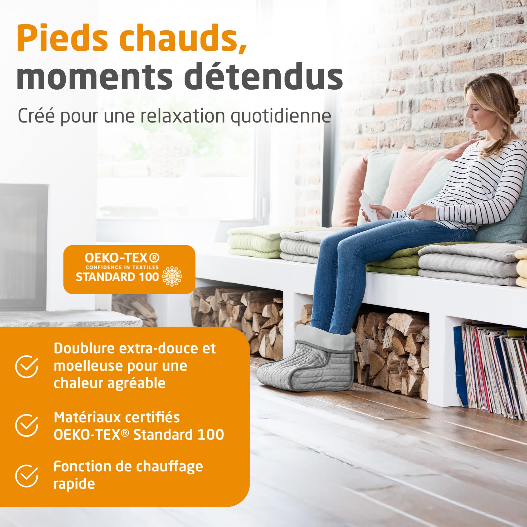 medisana-fws-chauffe-pieds-lectrique-100-w-couverture-chauffante-6-niveaux-de-te image 3