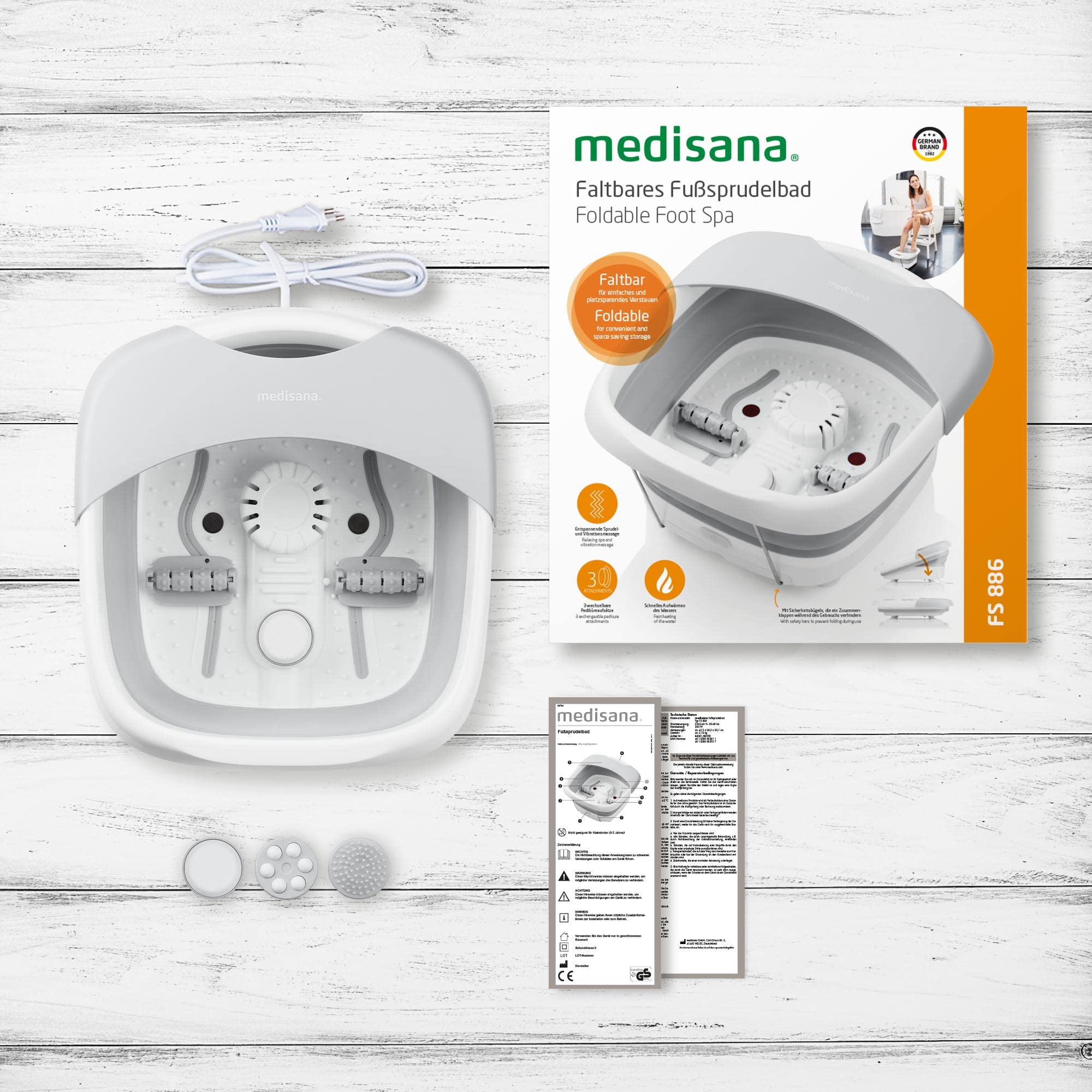 medisana-fs-886-bain-de-pieds-pliable-lectrique-avec-massage-bulles-vibrations-e image 6