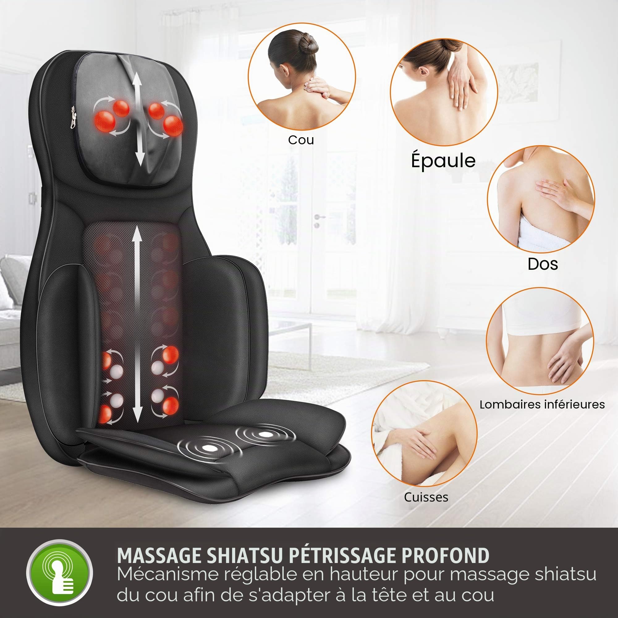 snailax-si-ge-massant-shiatsu-dos-cou-8-rouleaux-flexibles-4-n-uds-cou-r-glables image 3