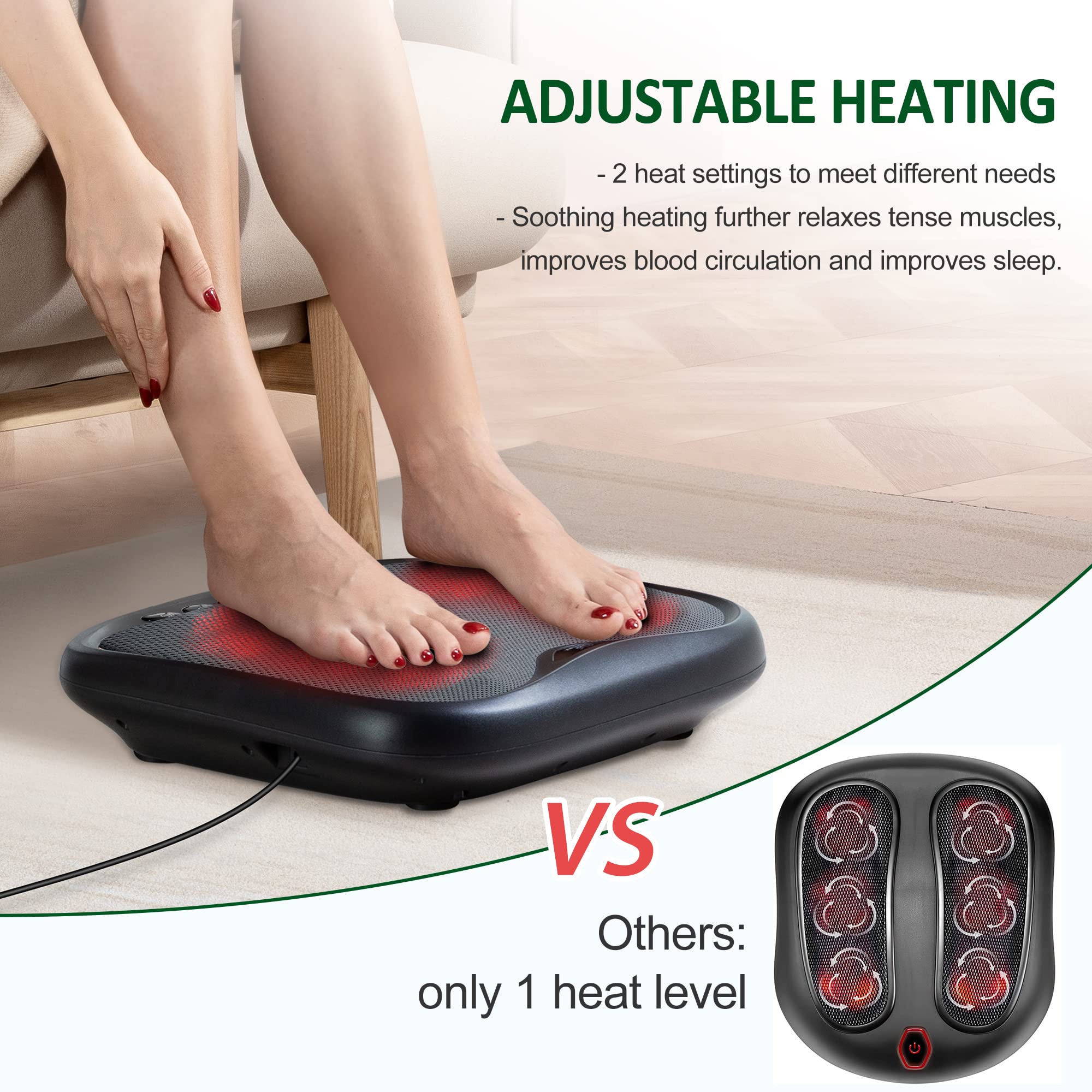 snailax-masseur-de-pieds-shiatsu-2-en-1-avec-chaleur-n-uds-de-massage-flexibles- image 5