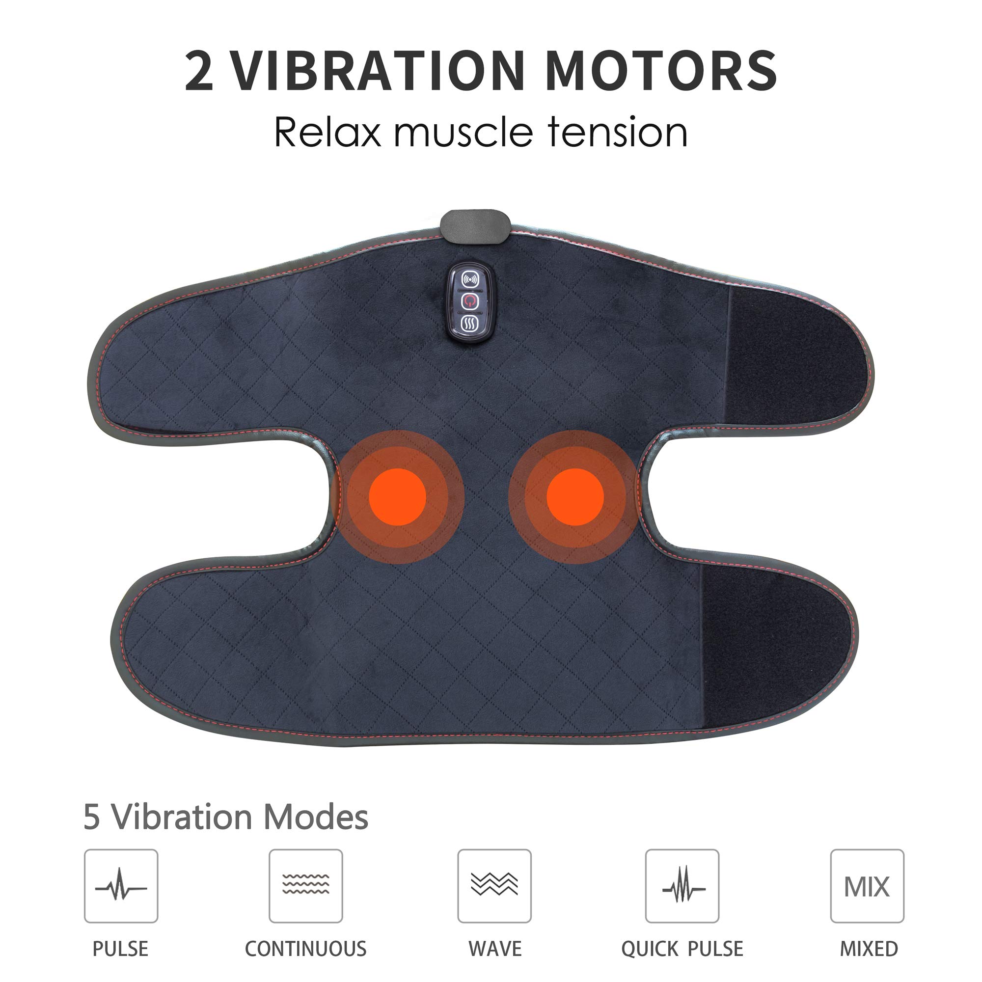 comfier-genouill-re-chauffante-de-massage-avec-vibration-coussin-chauffant-pour- image 2
