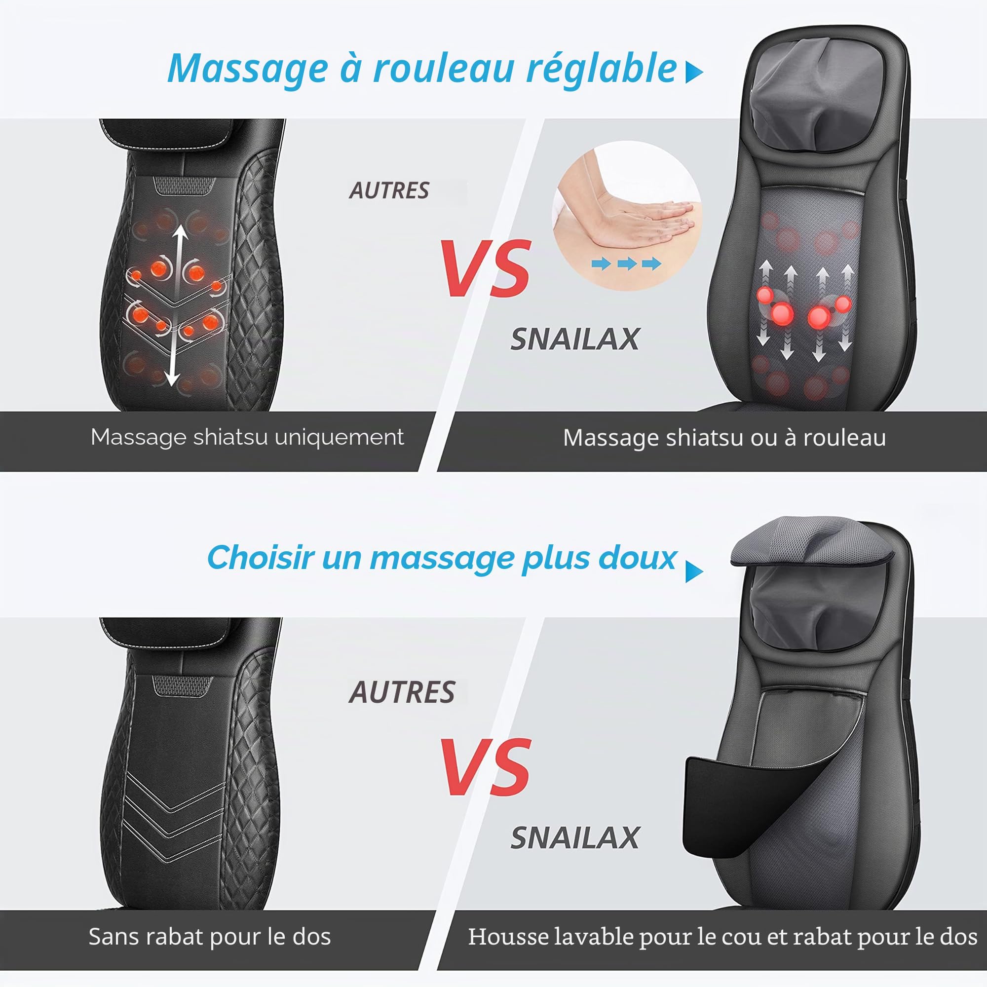 snailax-fauteuil-massant-shiatsu-avec-chaleur-pour-cou-et-dos image 4