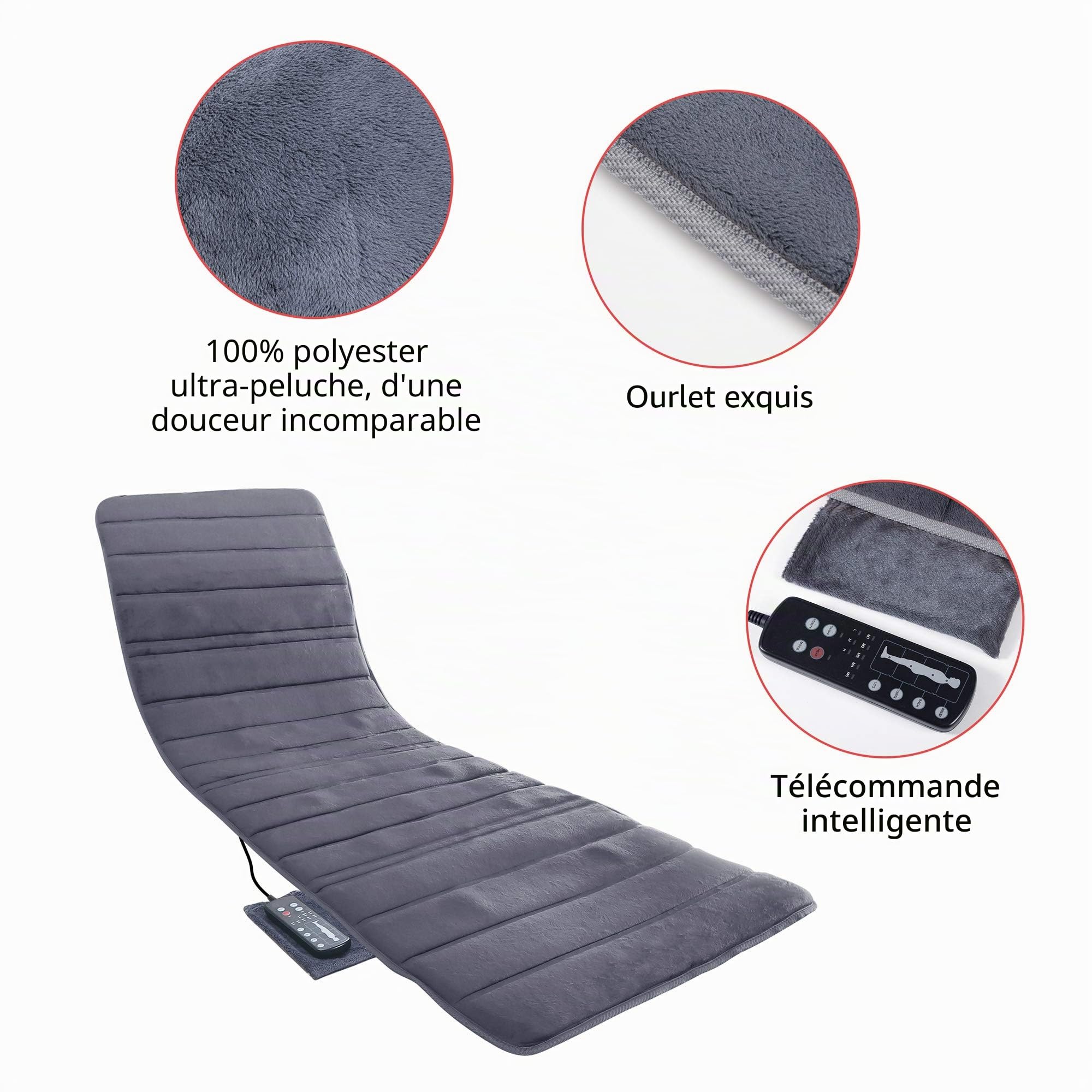 comfier-tapis-de-massage-chauffant-tout-le-corps-avec-10-moteurs-de-vibration-5- image 5