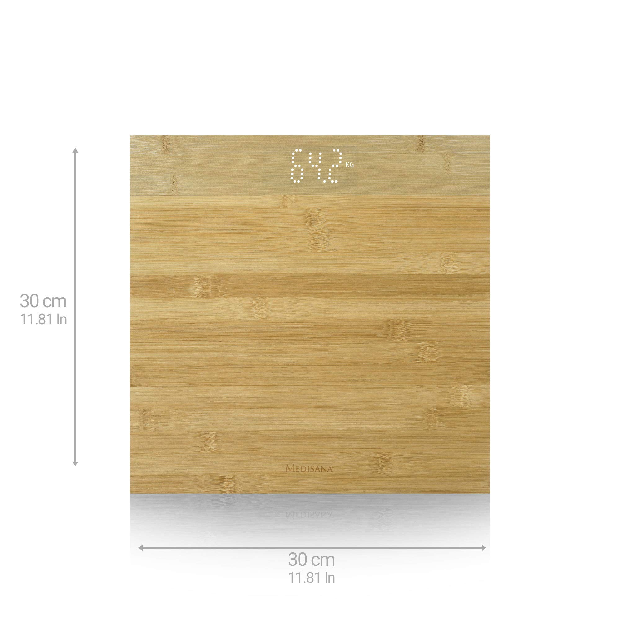 medisana-ps-440-p-se-personne-num-rique-en-bambou-v-ritable-jusqu-180-kg-afficha image 2