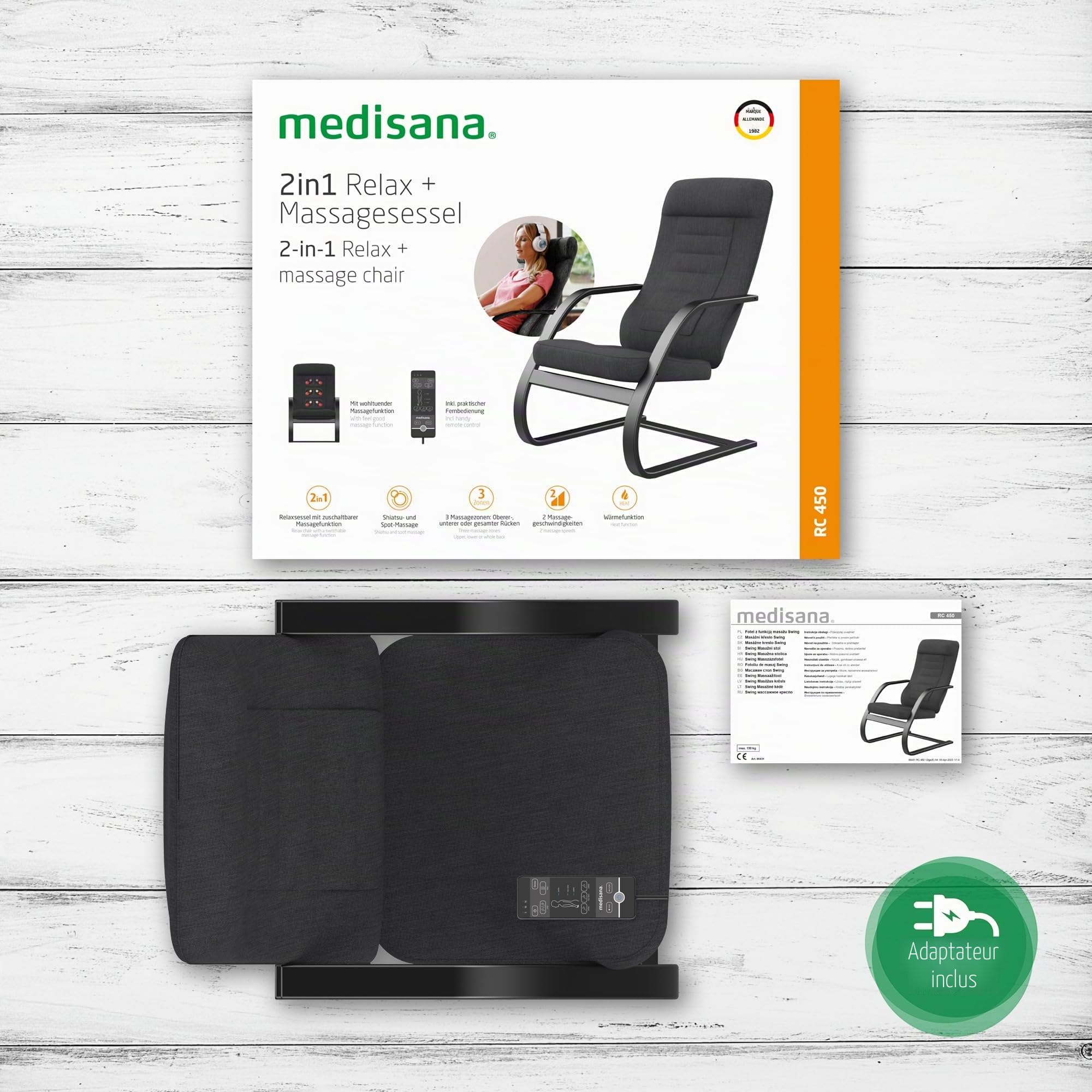 medisana-rc-450-fauteuil-de-massage-shiatsu-avec-fonction-chaleur-massage-spot-e image 6