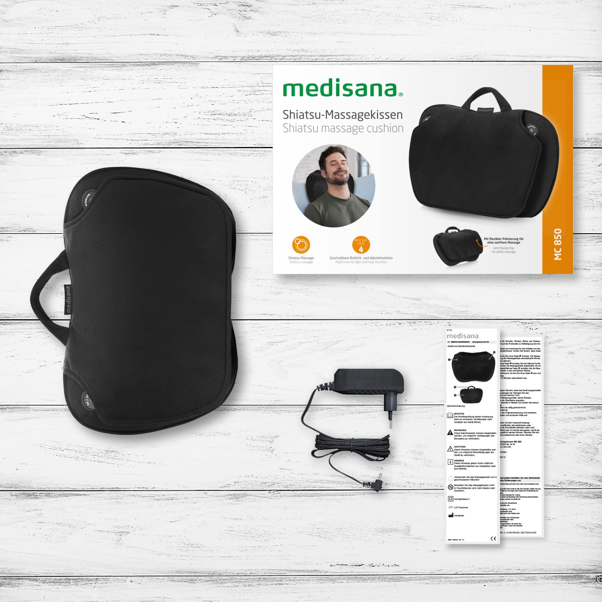 medisana-mc-850-coussin-de-massage-shiatsu-avec-4-t-tes-rotatives-fonction-chale image 7