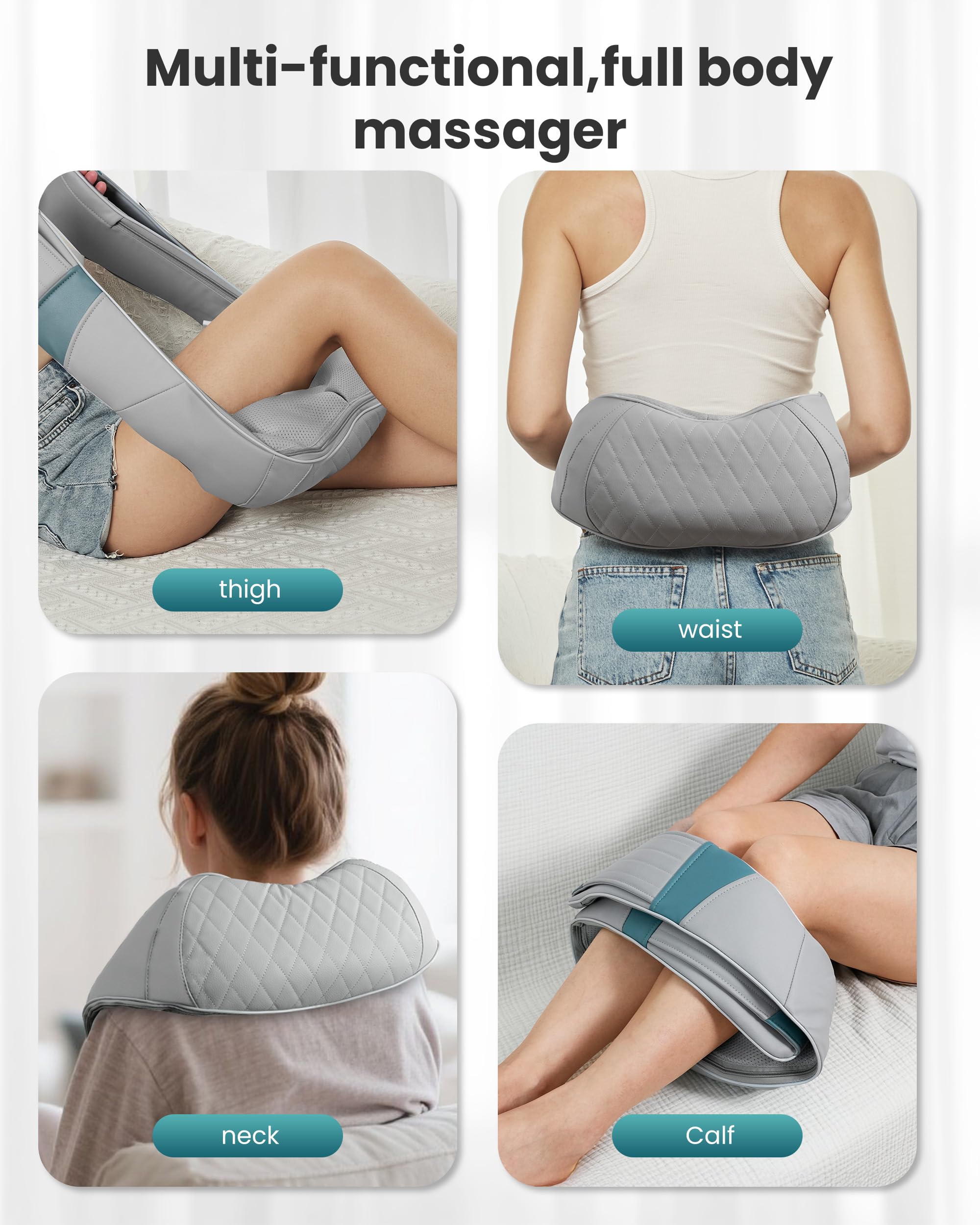 snailax-masseur-cervical-sans-fil-shiatsu-4d-avec-chaleur-masseur-de-cou-recharg image 5