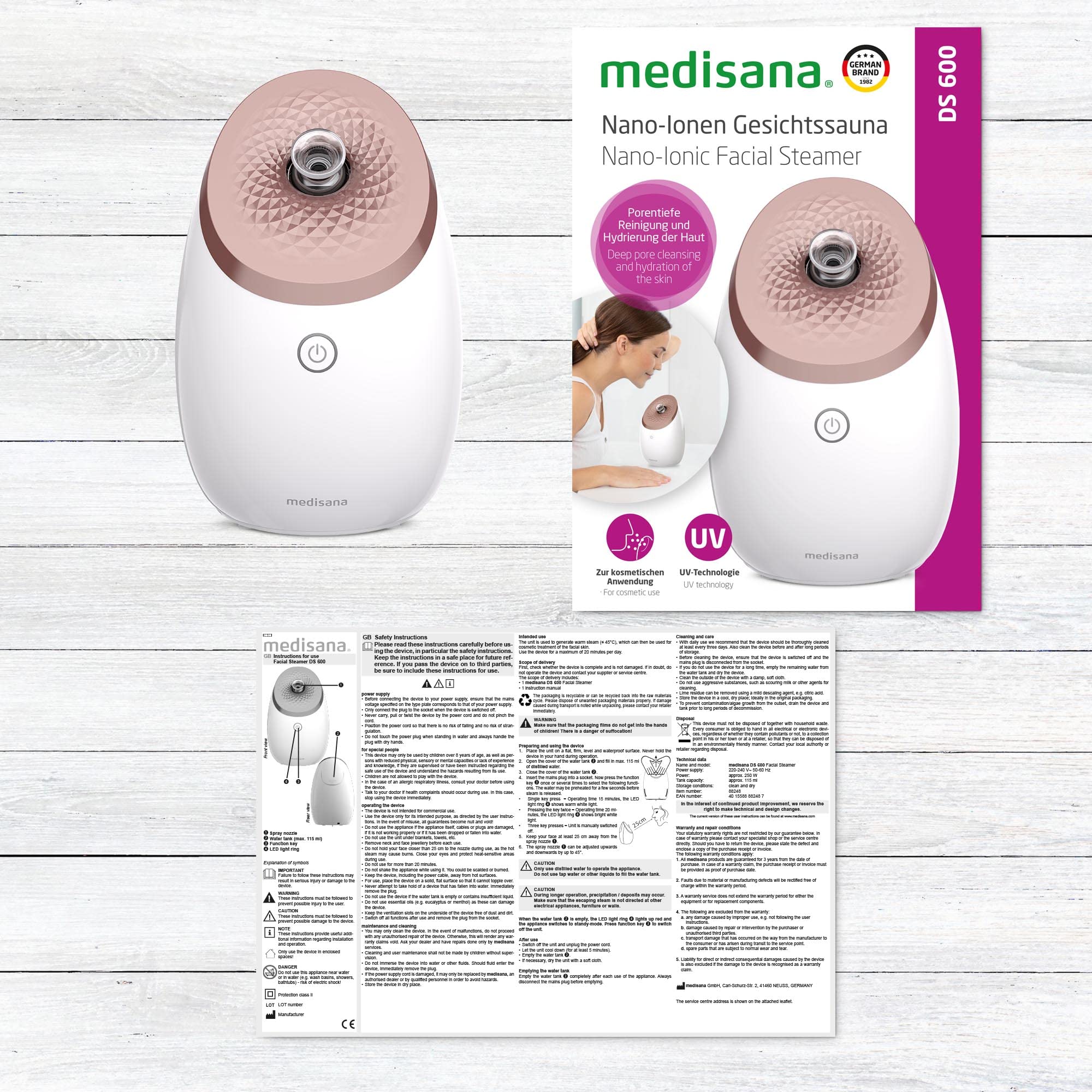 medisana-ds-600-sauna-facial-nano-ions-avec-technologie-uv-vapeur-microfine-time image 6