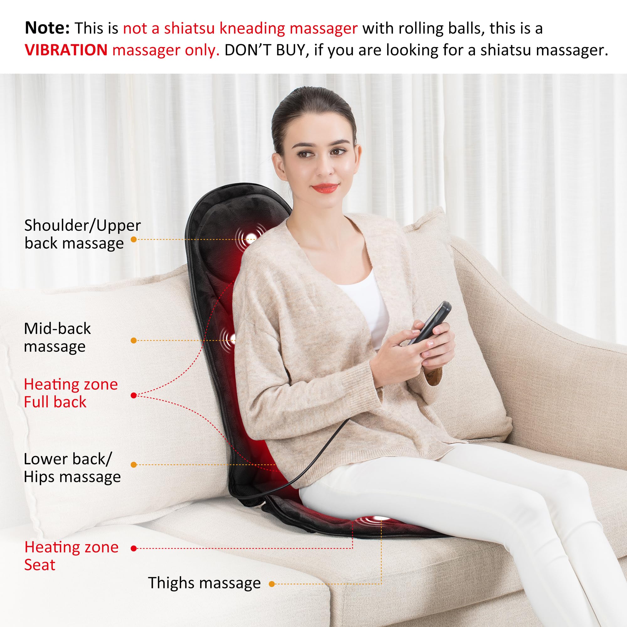 snailax-si-ge-massant-chauffant-mousse-m-moire-coussin-de-massage-vibrant-6-mote image 3