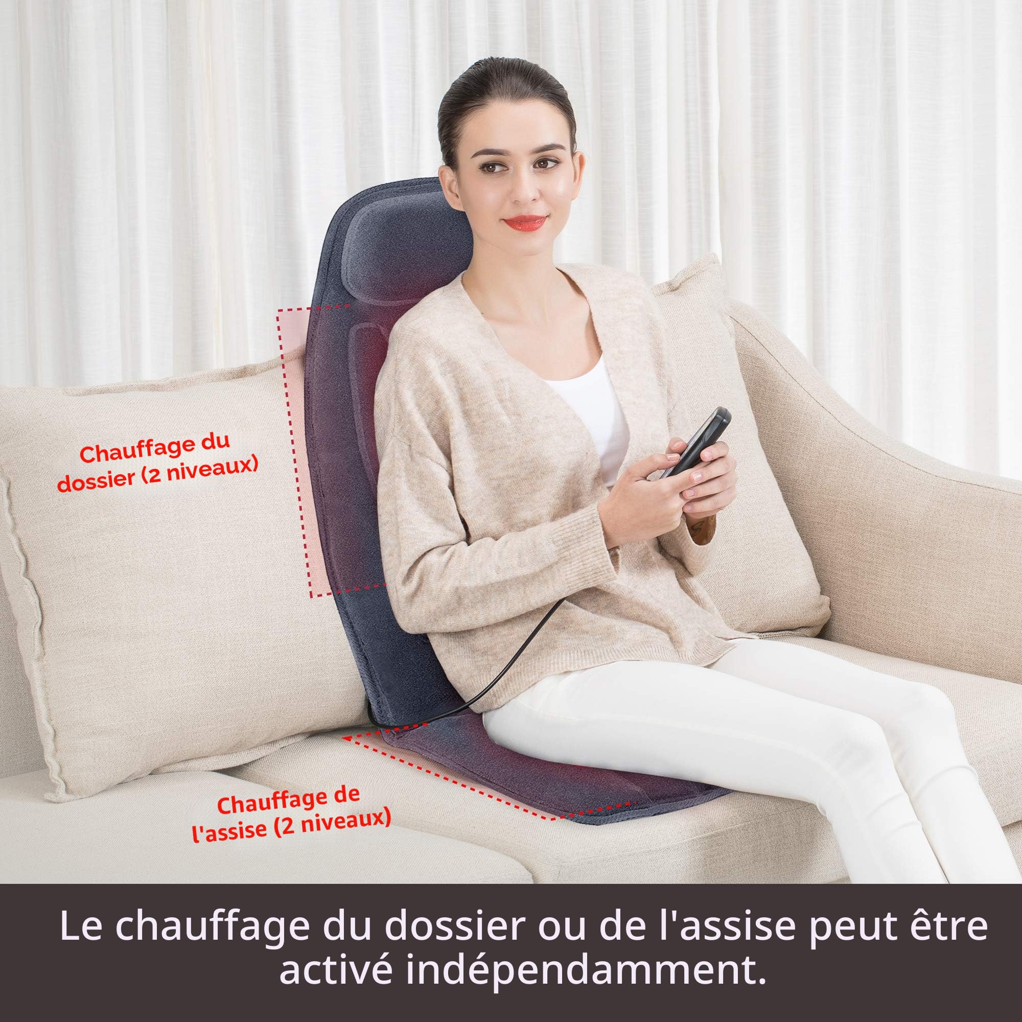 snailax-si-ge-massant-avec-chaleur-coussin-de-massage-10-moteurs-de-vibration-po image 3