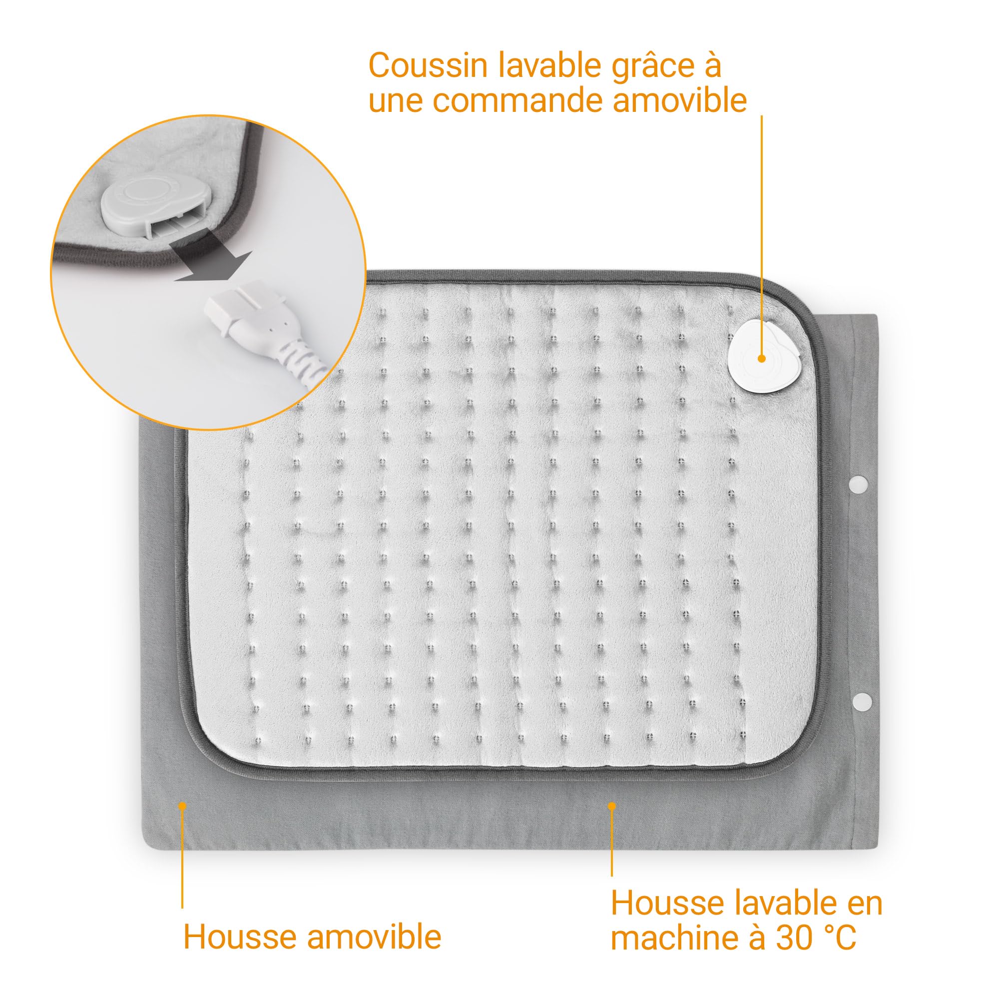 medisana-hp-605-coussin-chauffant-lectrique-30-x-40-cm-avec-4-niveaux-de-temp-ra image 5