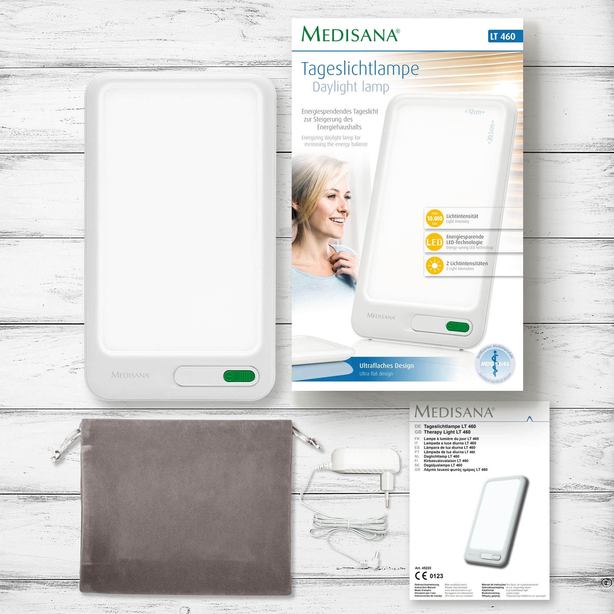 medisana-lt-460-lampe-de-luminoth-rapie-10-000-lux-led-2-niveaux-d-intensit-form image 8