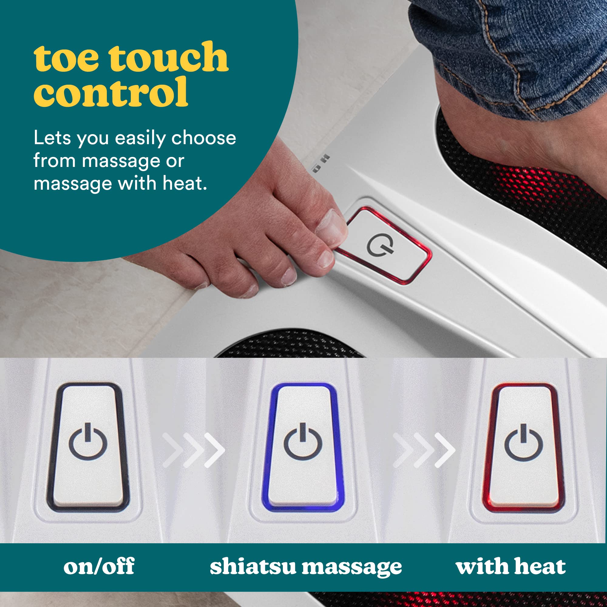 homedics-masseur-de-pieds-lectrique-shiatsu-chauffant-6-n-uds-rotatifs-commande- image 5