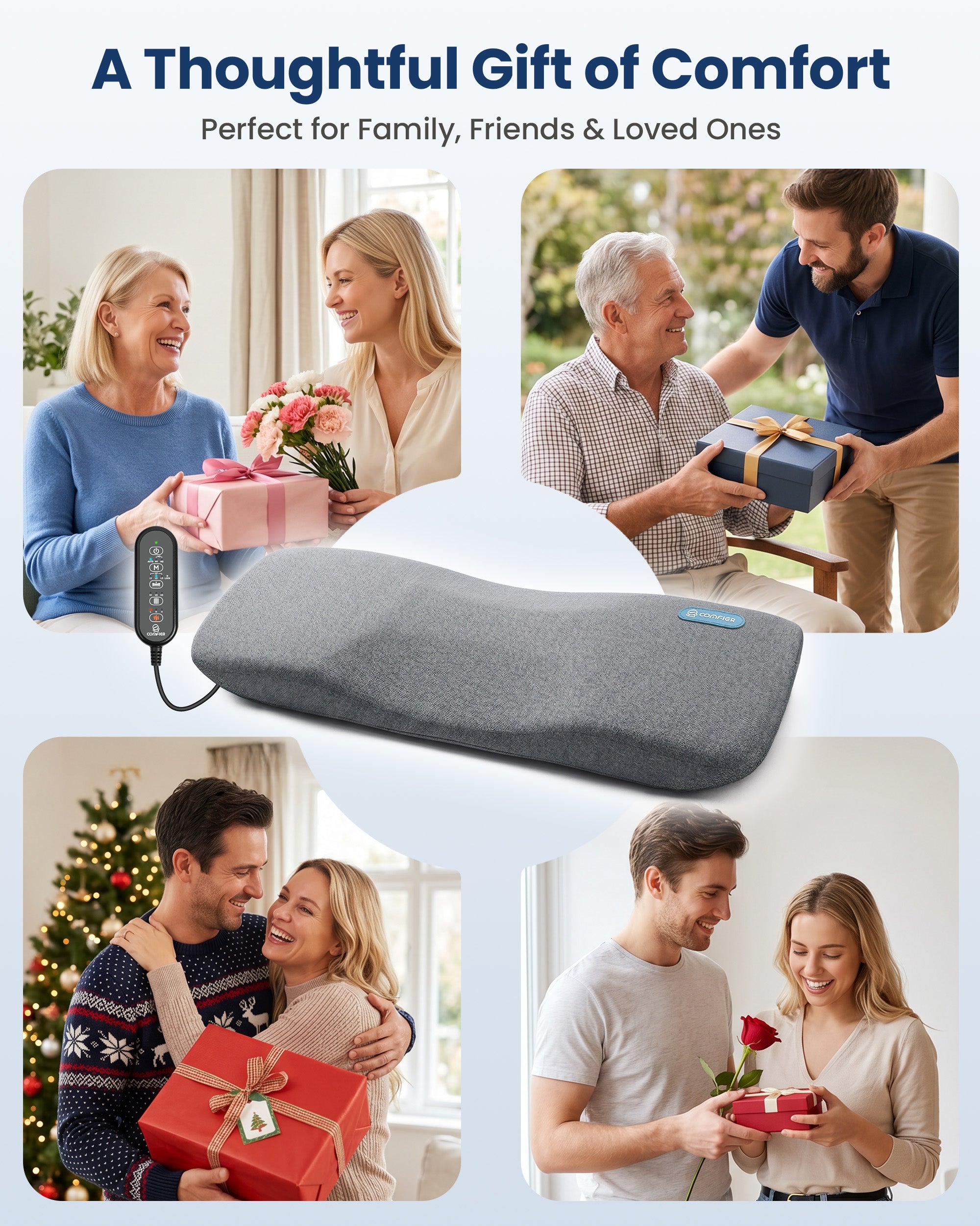comfier-cf-1513-coussin-lombaire-masseur-3-en-1-sans-fil-avec-tirement-dynamique image 2